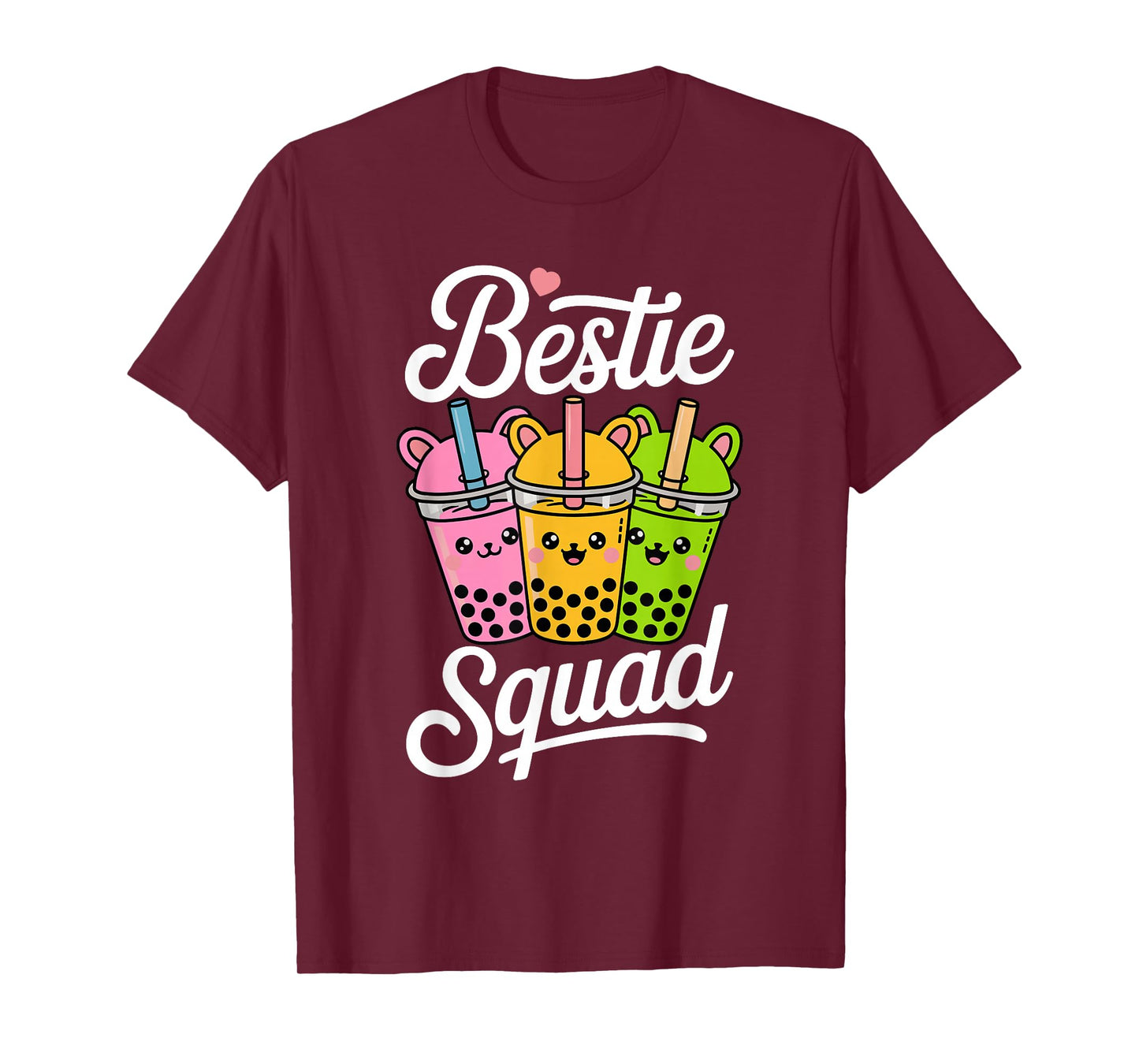 Bestie Squad Kawaii Bubble Tea Besties BFF Best Friends T-Shirt