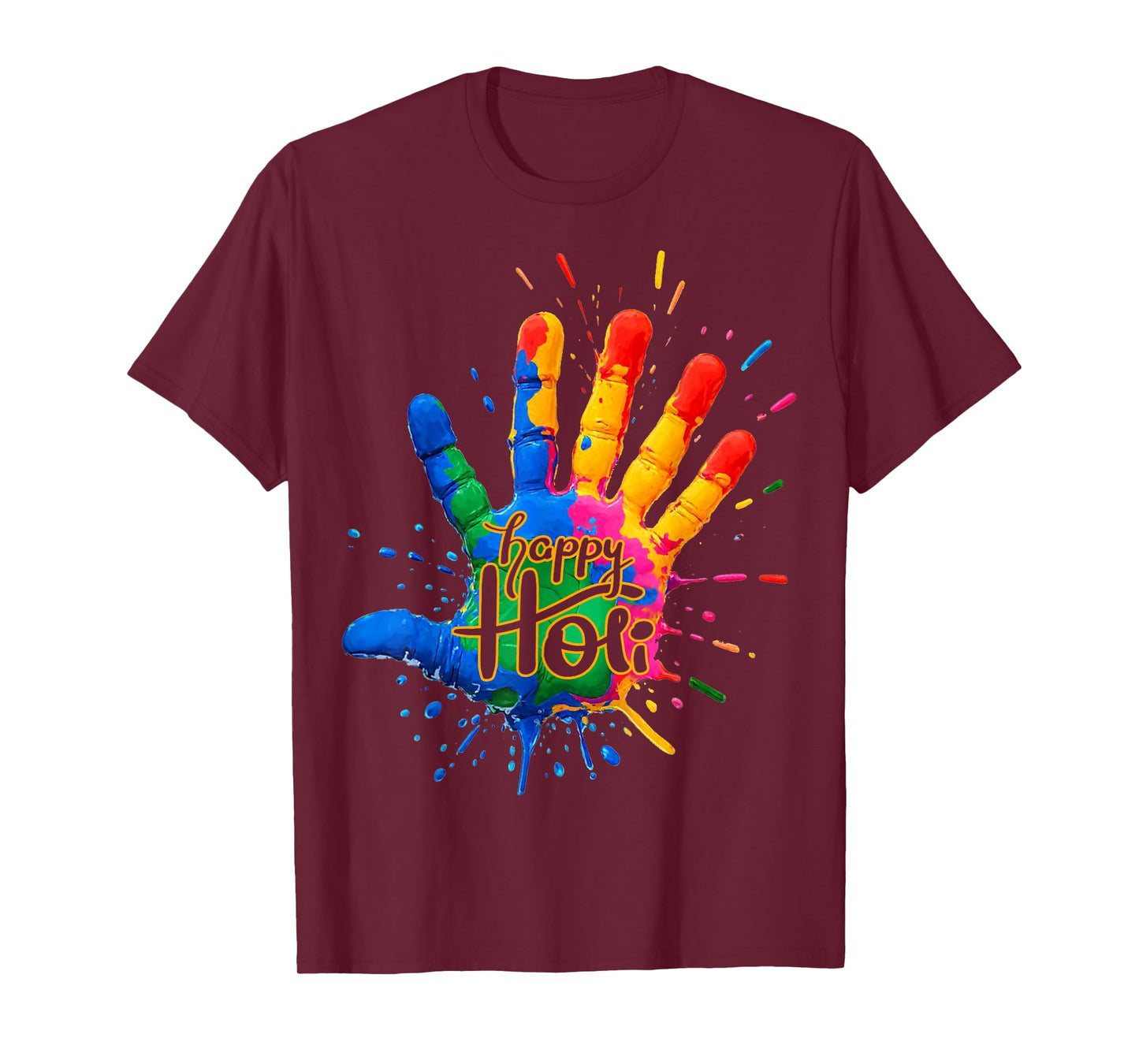 Happy Holi Festival India Colors Hindu Indian Kids Women Men T-Shirt