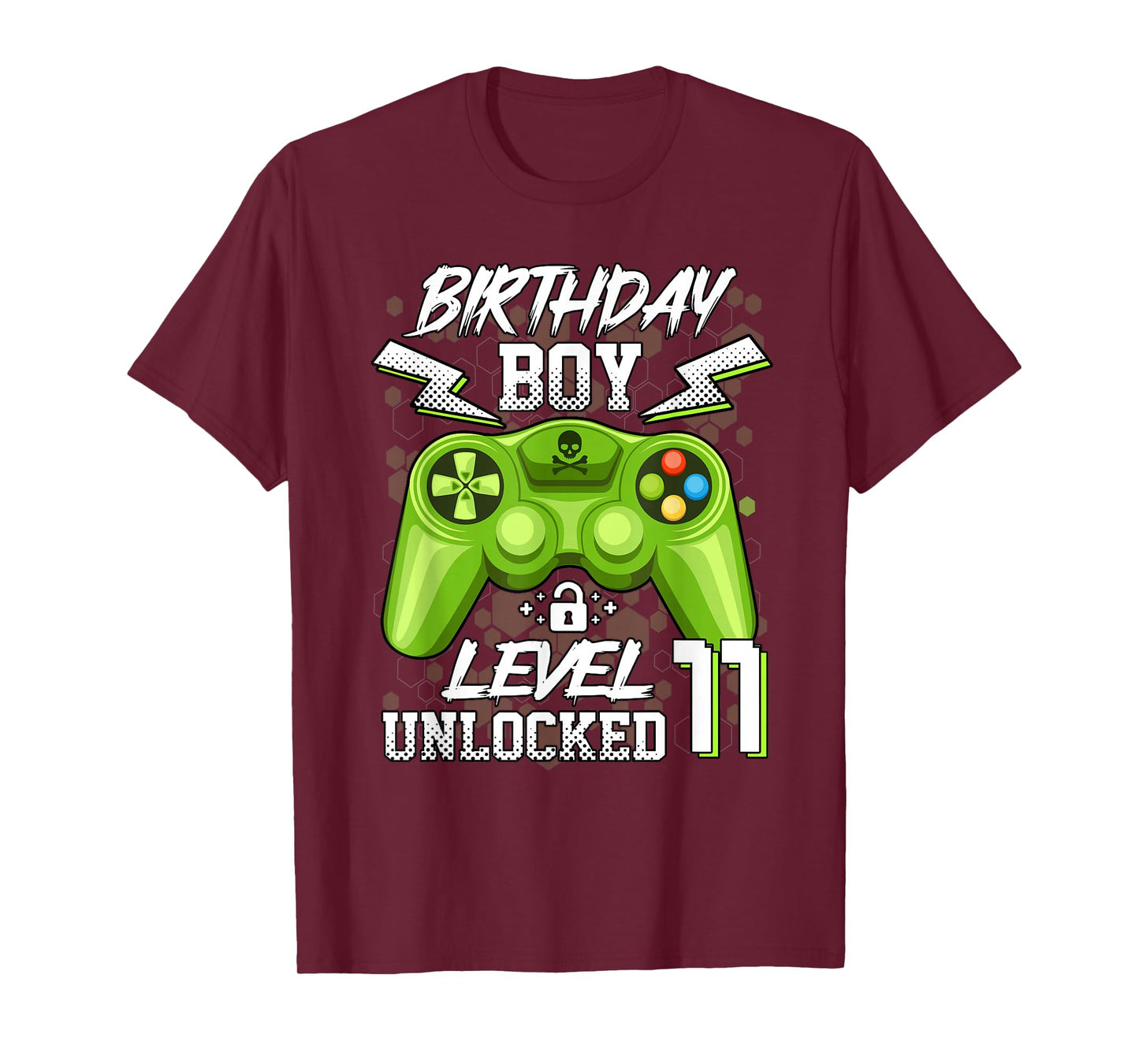 Level 11 Unlocked Video Game 11th Birthday Gamer Gifts Boys T-Shirt