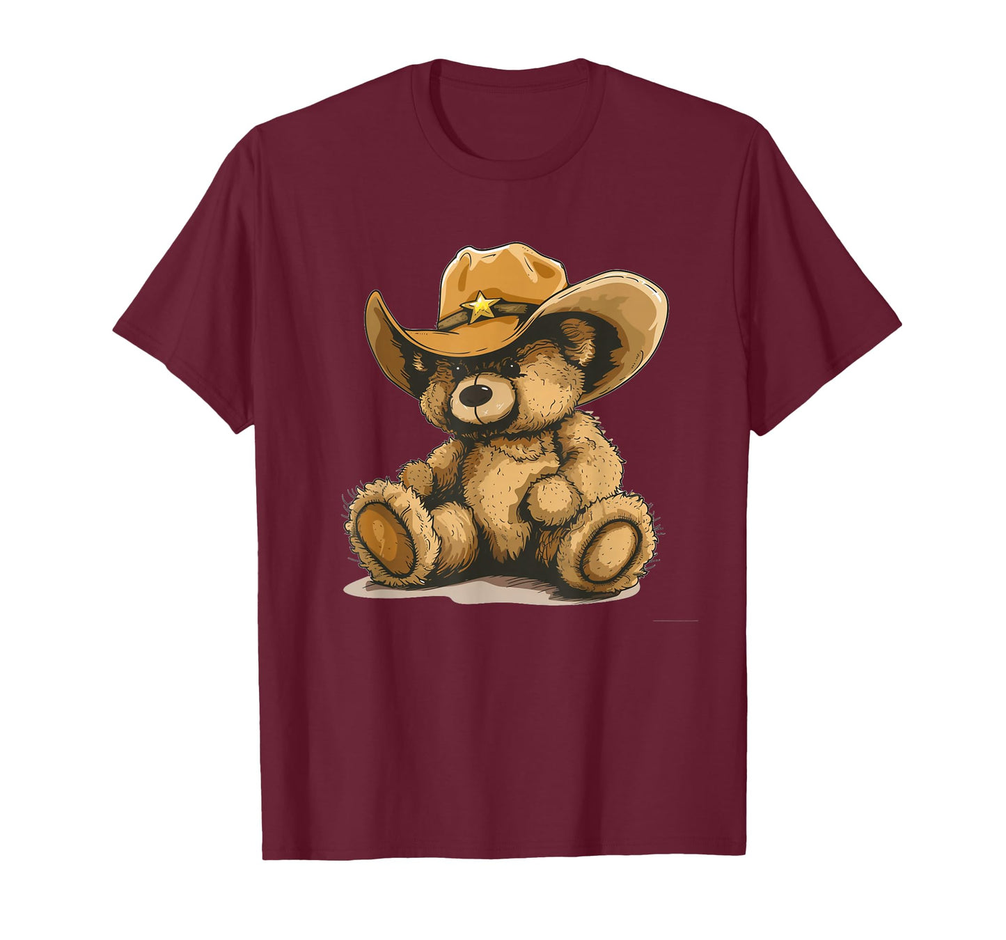 Happy Teddy Bear with Cowboy Hat Costume T-Shirt