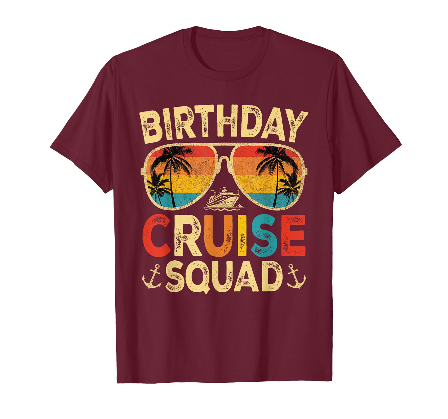 Birthday Cruise Squad Matching Birthday Cruising Vacation T-Shirt