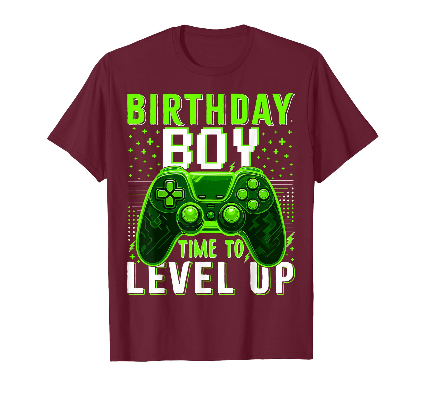 Birthday Boy Time to Level Up Video Game Birthday Gamer Boys T-Shirt
