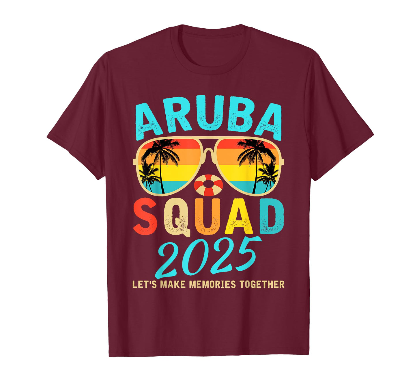 Aruba Squad 2025 Vacation Friends Family Matching Group T-Shirt