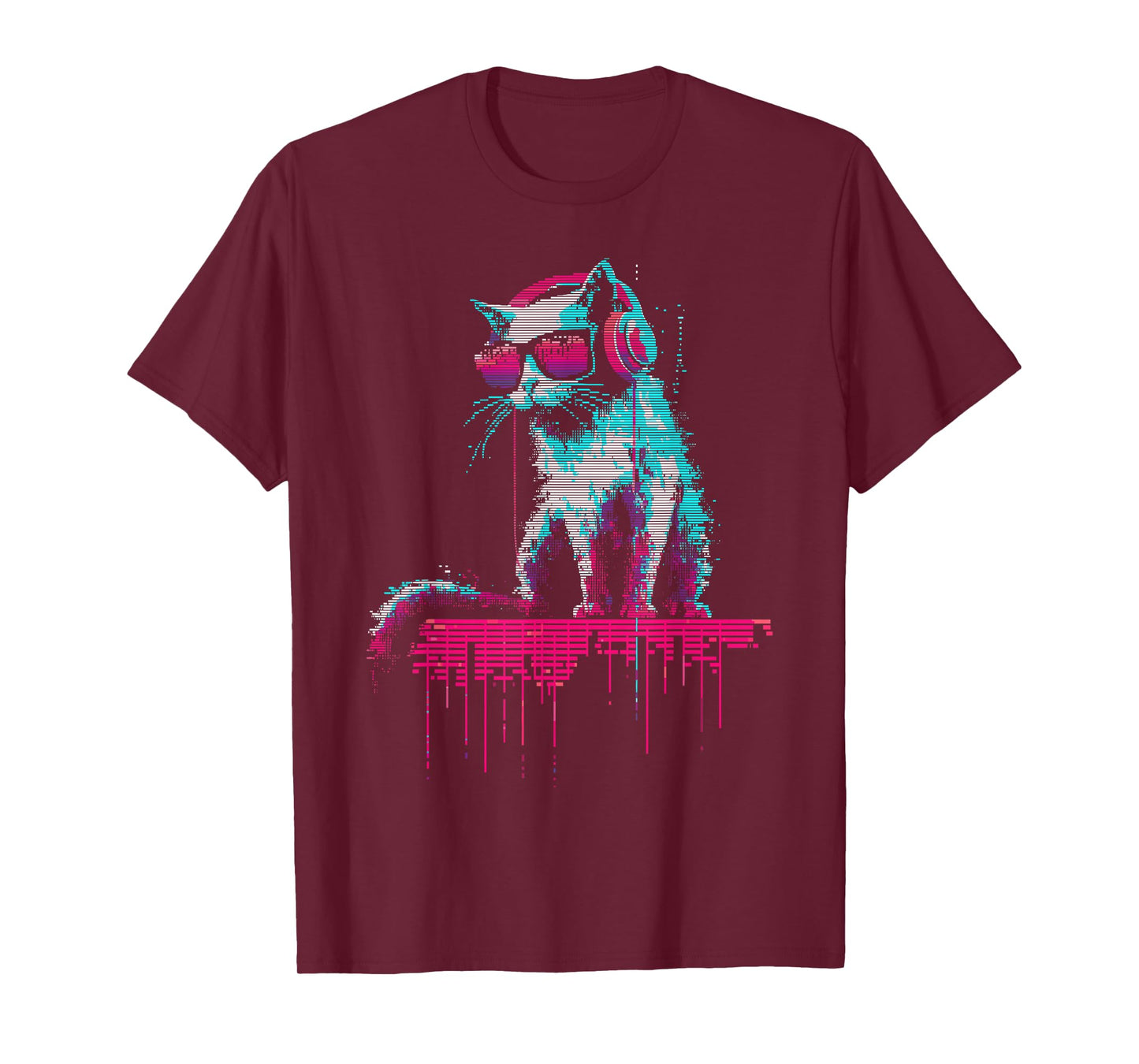 Music Novelty Graphic Men Women Kids Funny Cat Y2K T-Shirt
