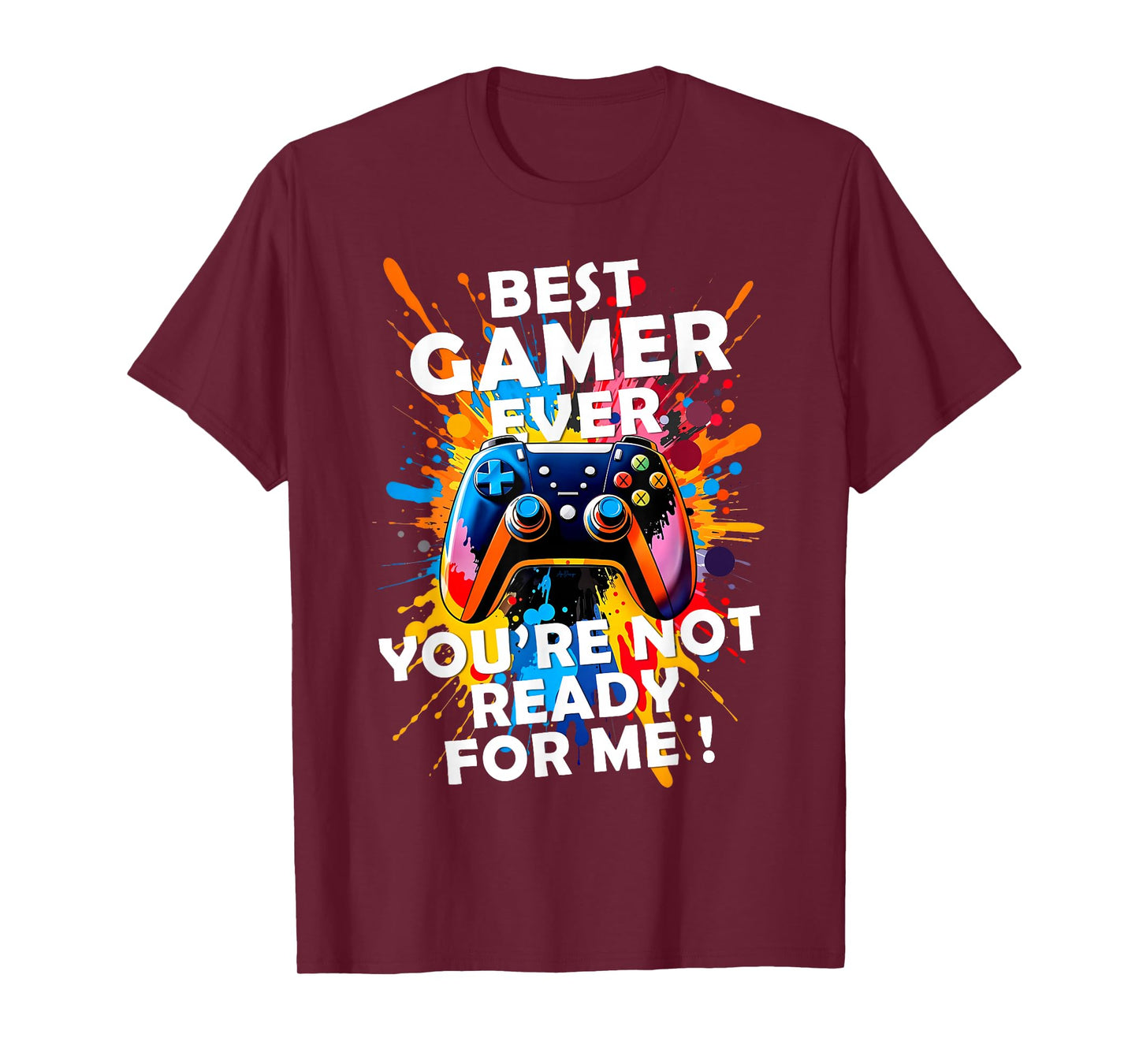 Gamer man Teen Gaming Enthusiast Video Games Console Funny T-Shirt
