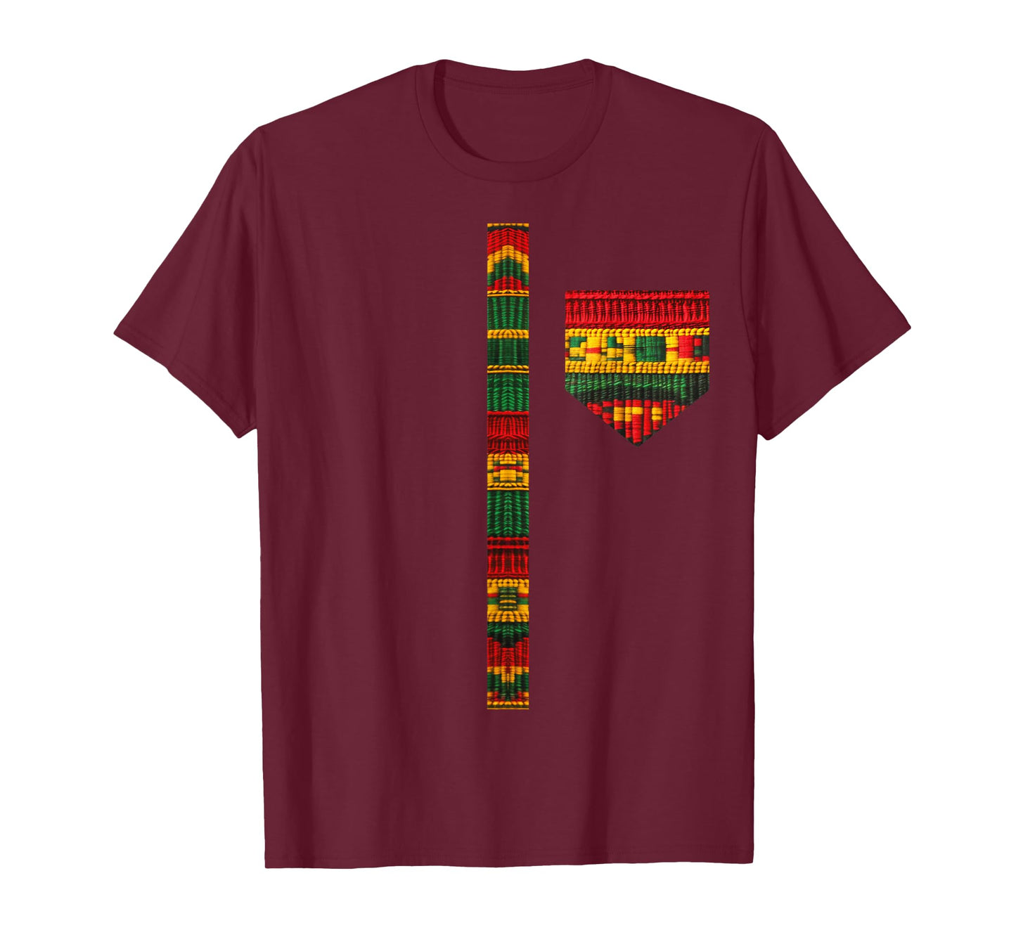 African Print Dashiki Kente Art Men Boys Black History Month T-Shirt