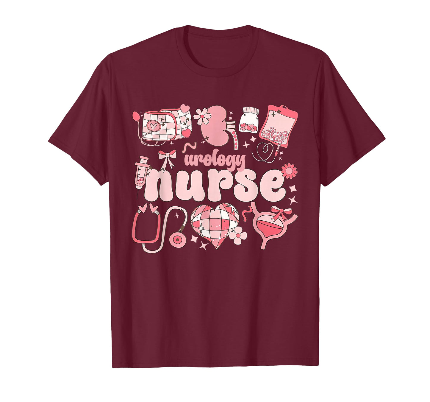 Urology Nurse Valentines Urologist Nephrologist Kidney Squad T-Shirt