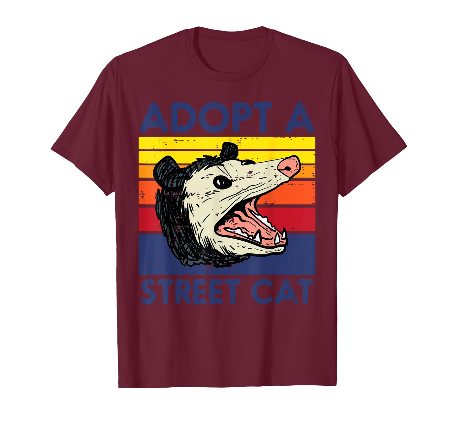 Opossum Adopt A Street Cat Possum Animal Pet Men Women Kids T-Shirt