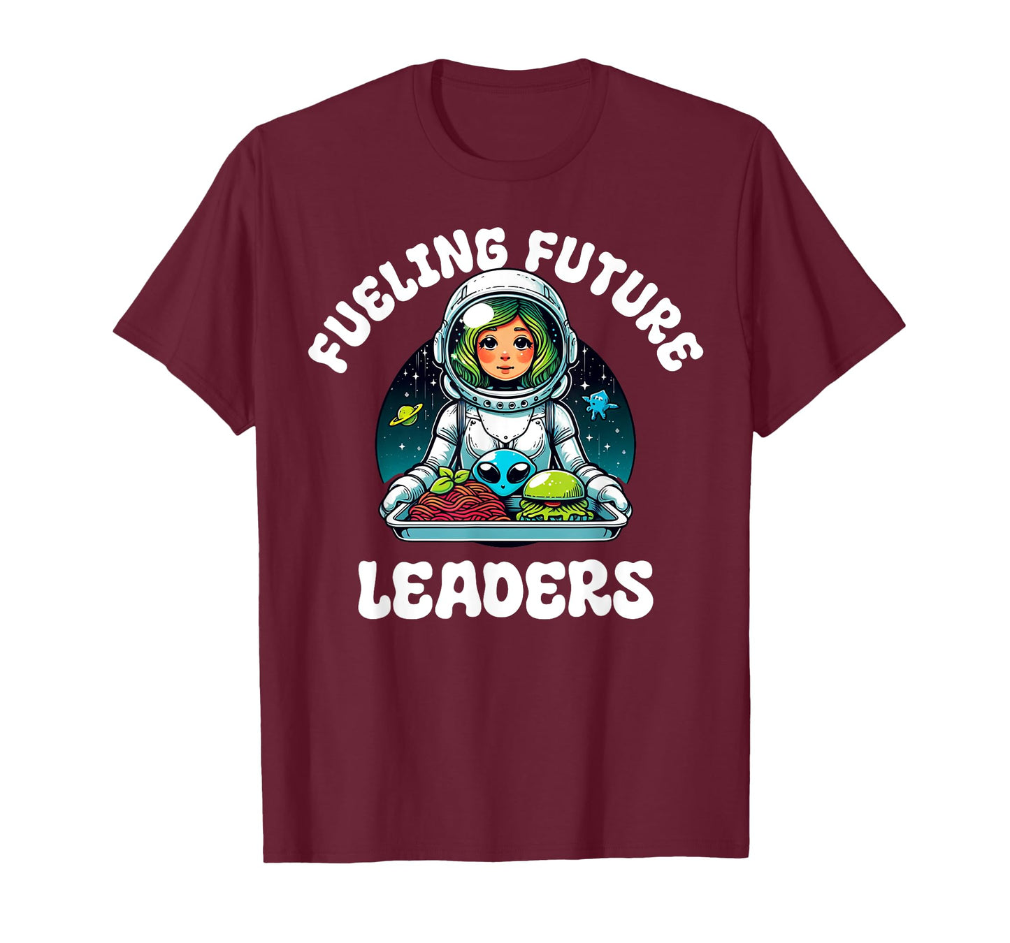 Funny Lunch Lady School Aide Appreciation Graphic T-Shirt
