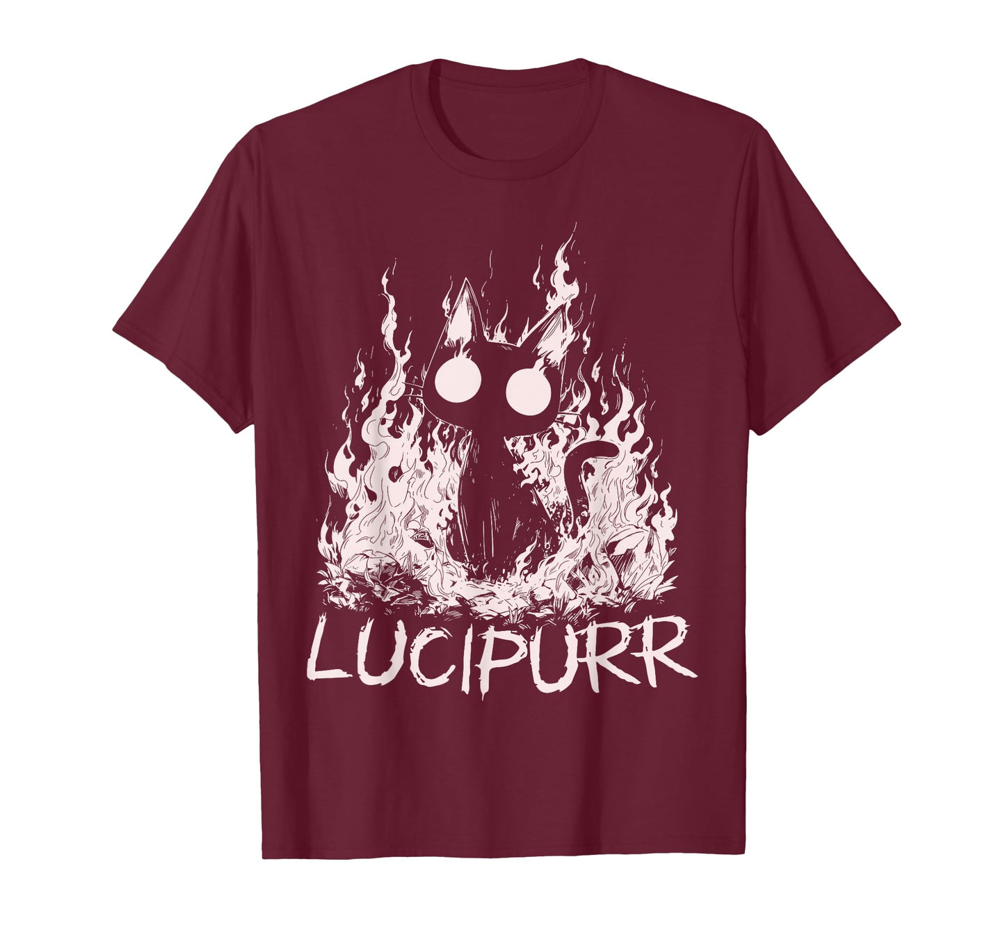 Lucipurr Cat Lover Lucifer Baphomet Demon Kitty T-Shirt