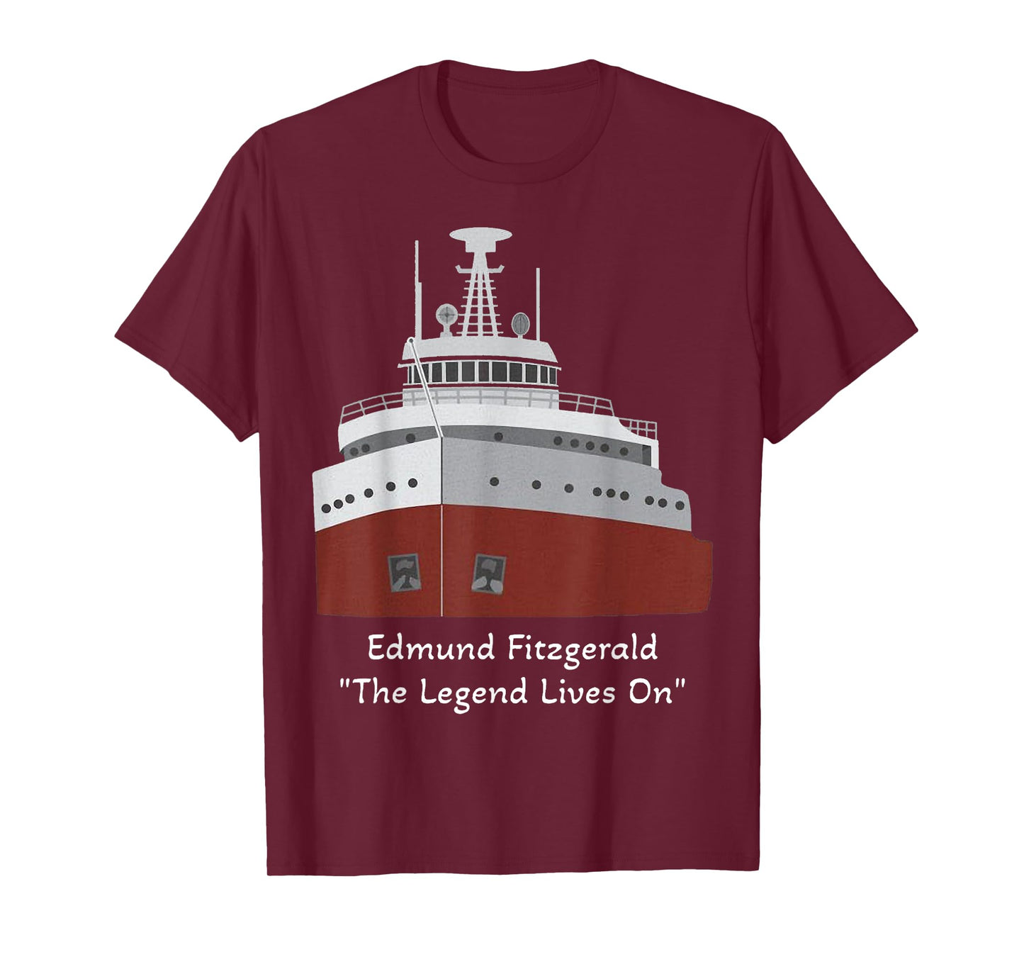 Edmund Fitzgerald Great Lakes Ship T-Shirt