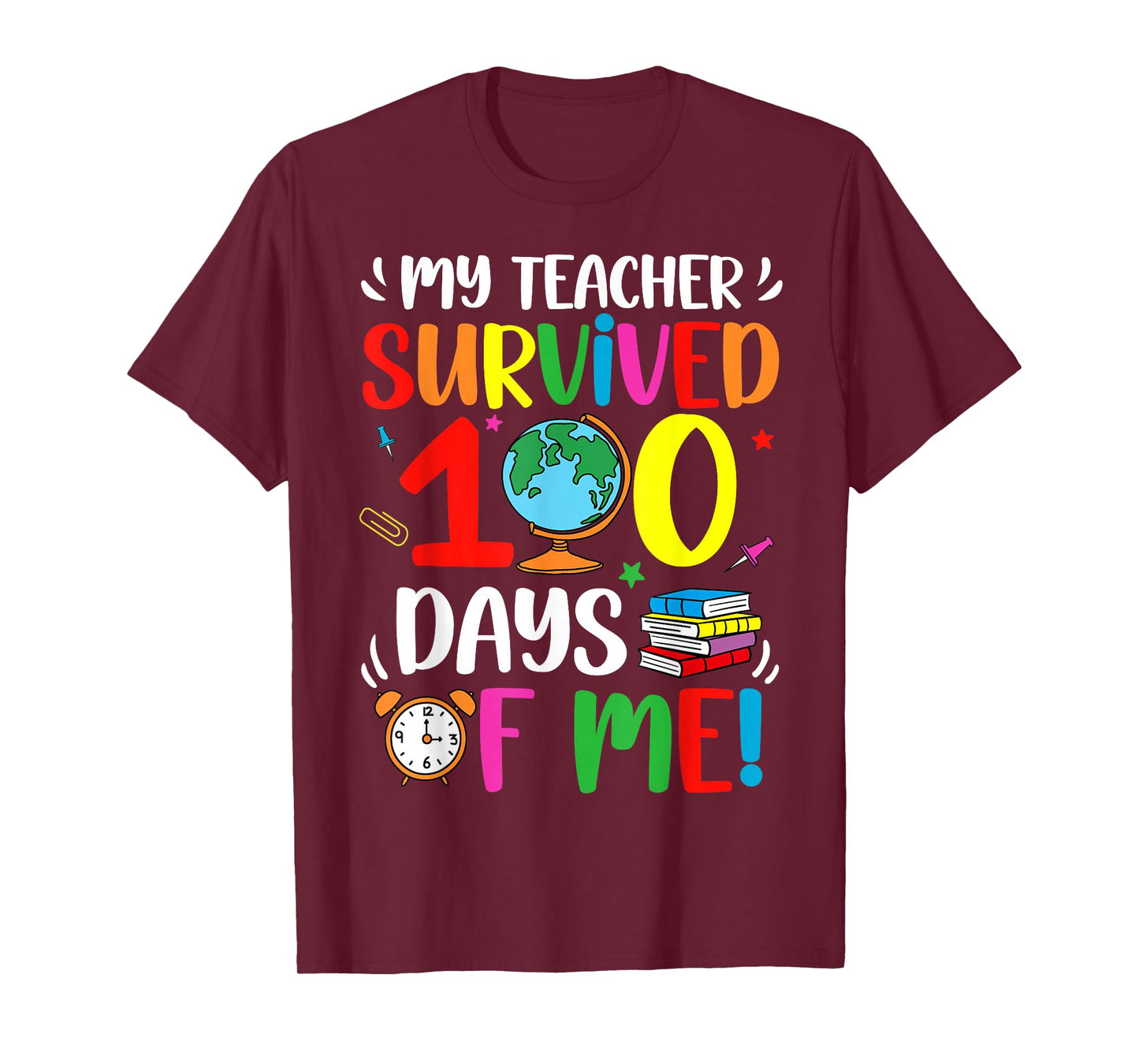 100 Days of School Shirt Kids Happy 100th Day of School 2026 T-Shirt