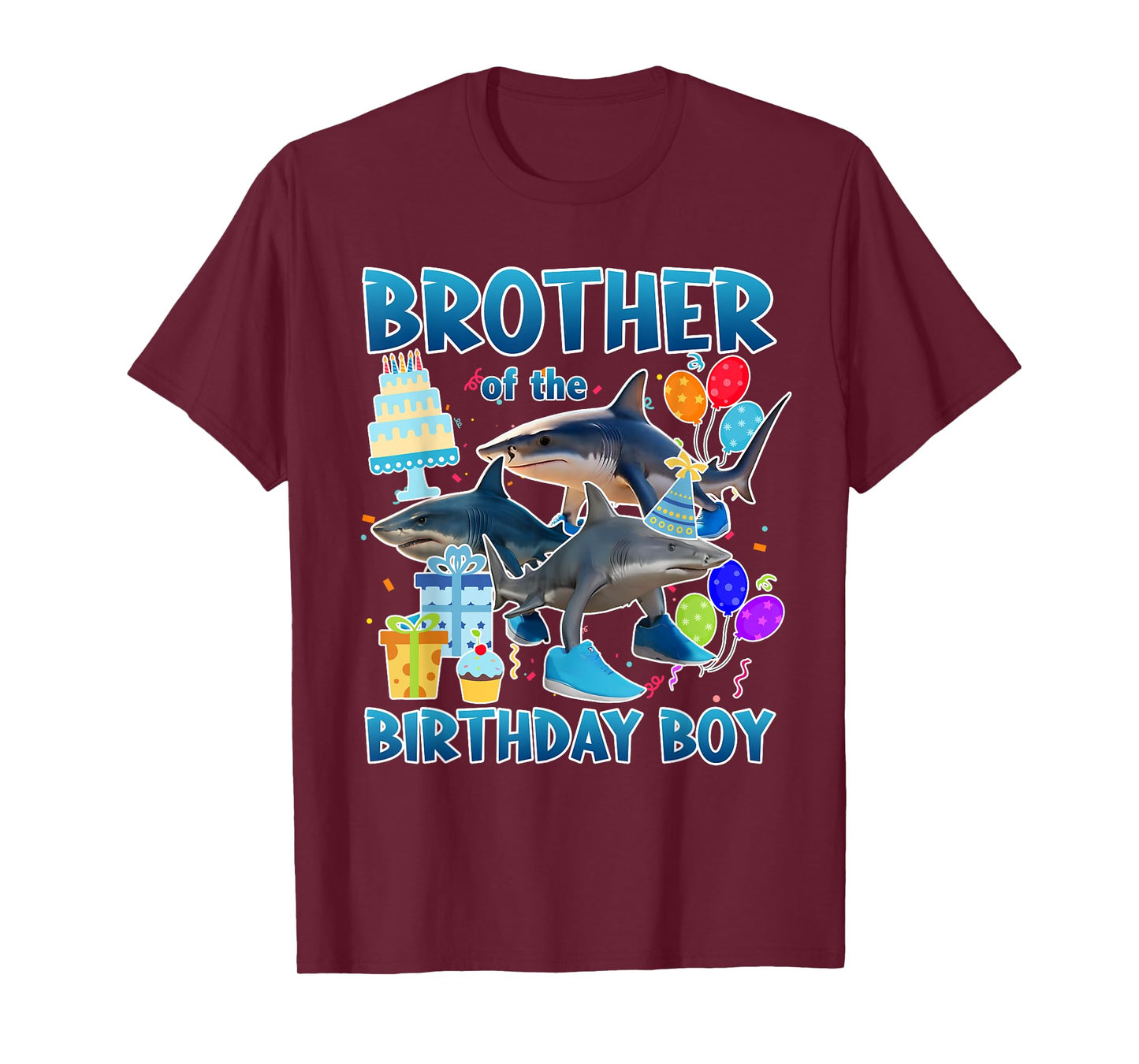 Brother Of The Birthday Boy Tralalero Tralala Family T-Shirt