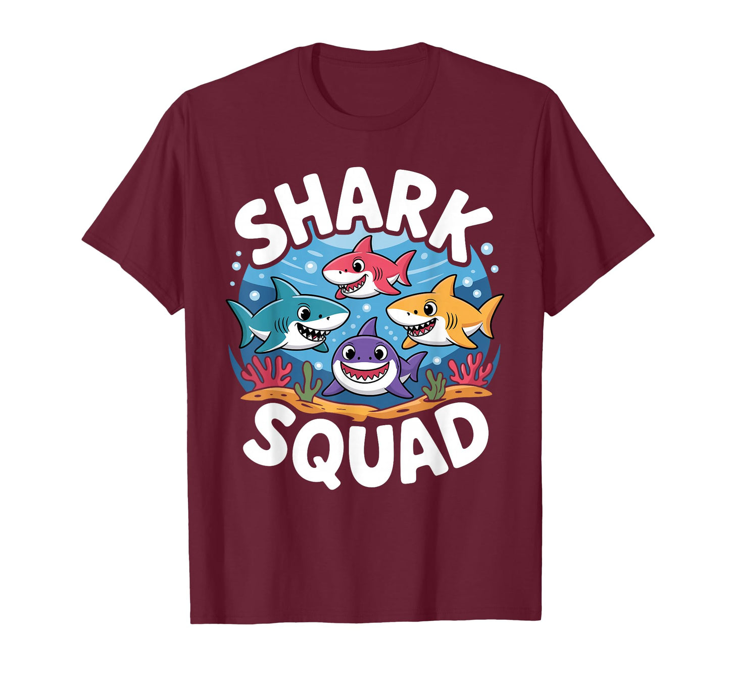 Cool Shark Art for Men Women Great White Hammerhead Shark T-Shirt