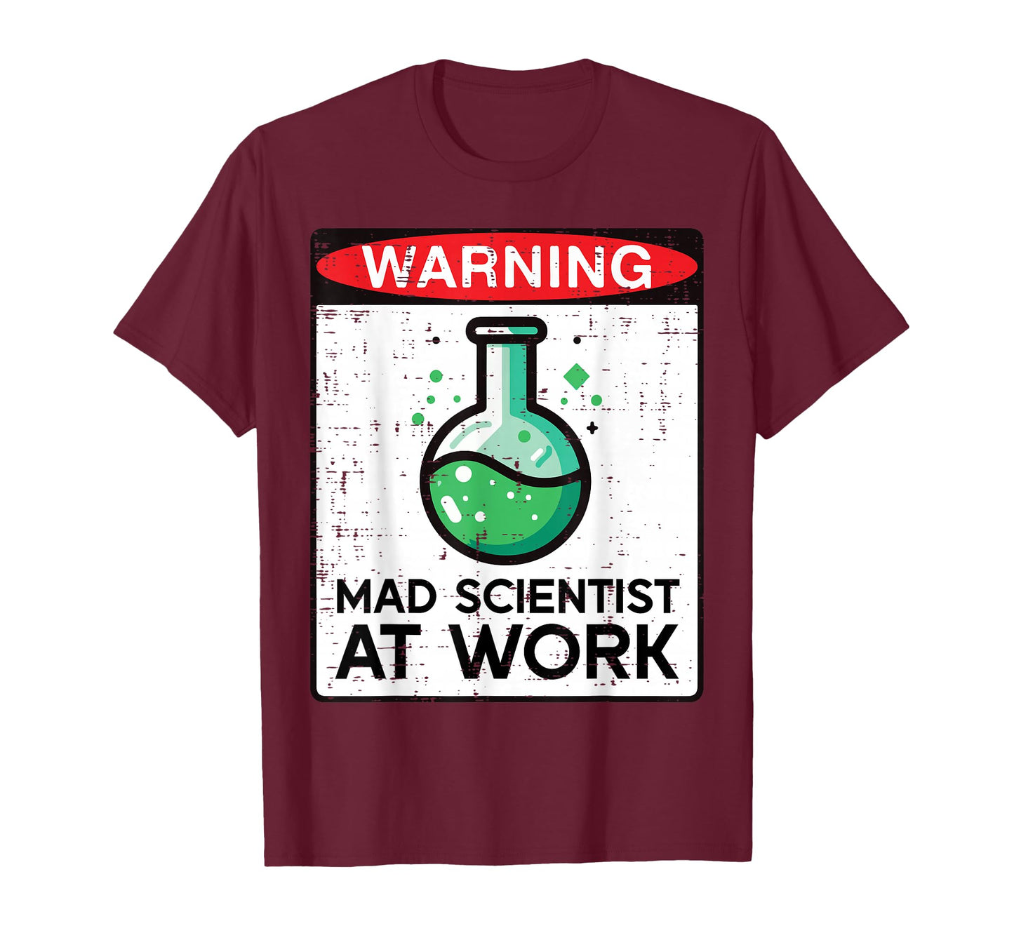 Halloween Mad Scientist at Work Nerd Costume Men Women Kids T-Shirt
