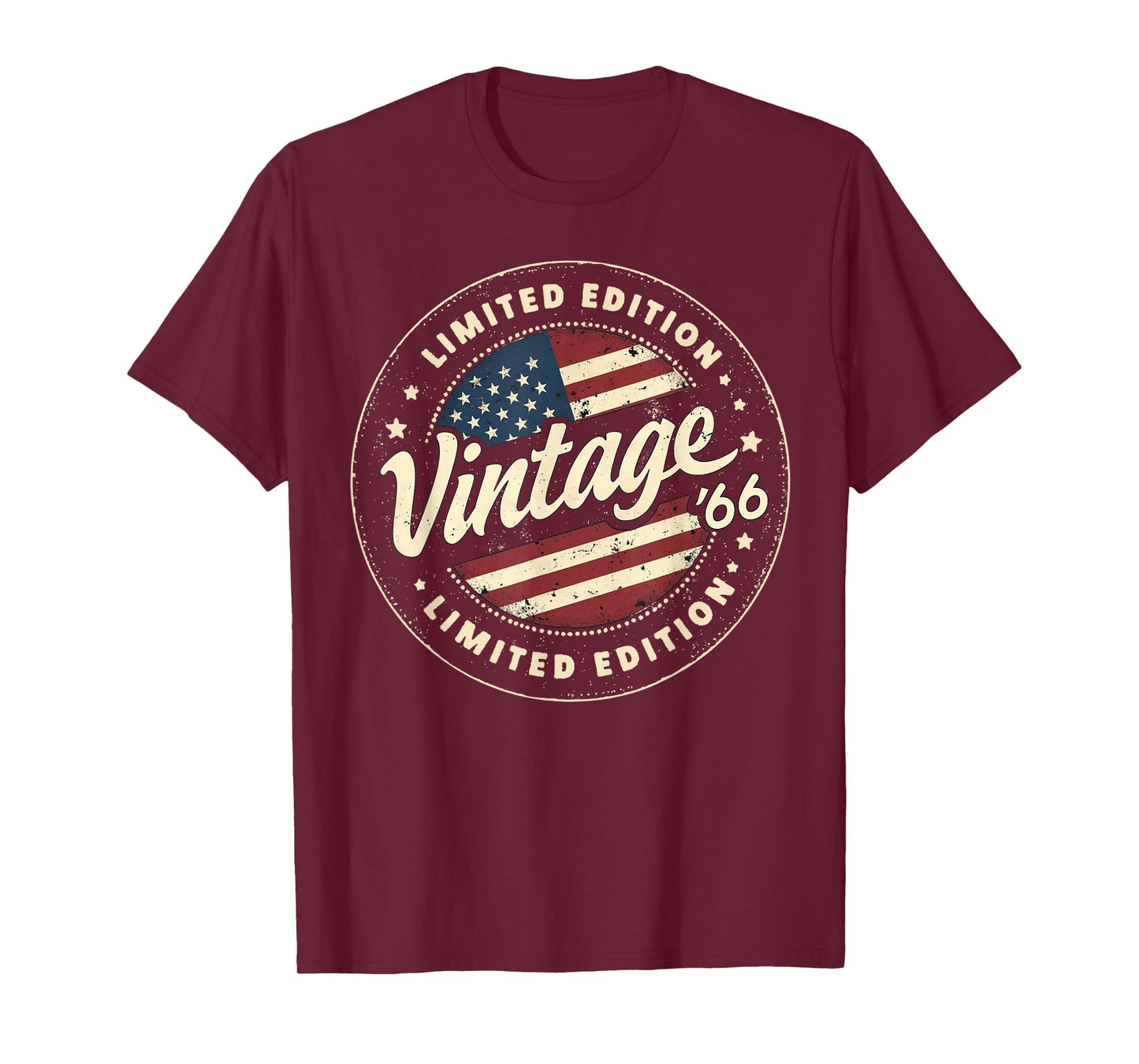 Vintage 59th birthday men Born 1966 59 years old Bday mens T-Shirt