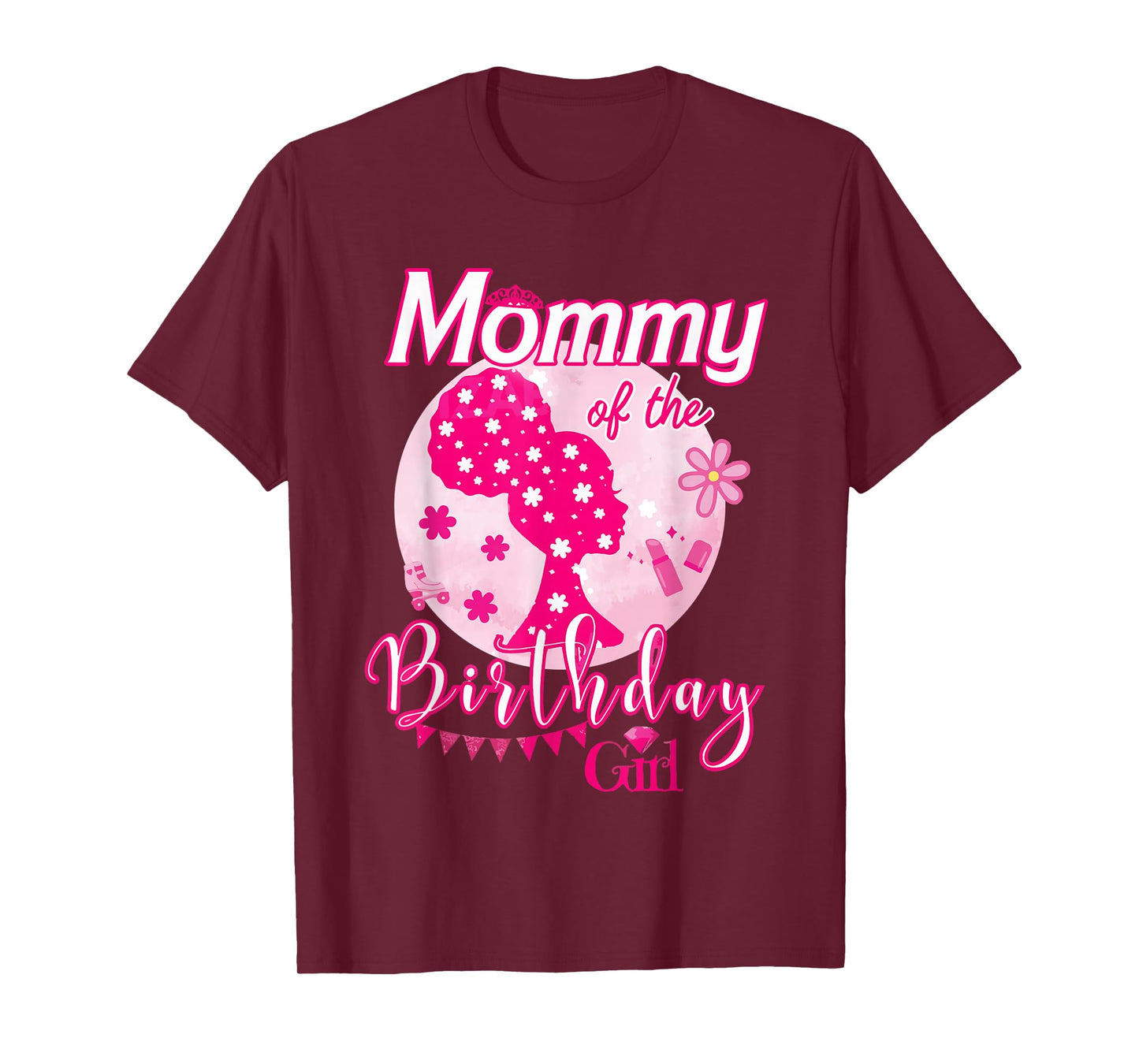 Mommy Of The Birthday Girl Doll Birthday Kid Family Matching T-Shirt