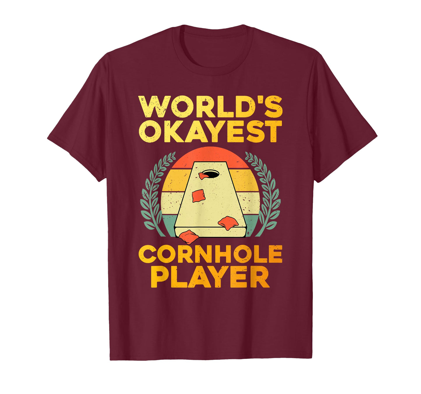 Cool Cornhole Design for Men Women Corn Hole Cornhole Player T-Shirt