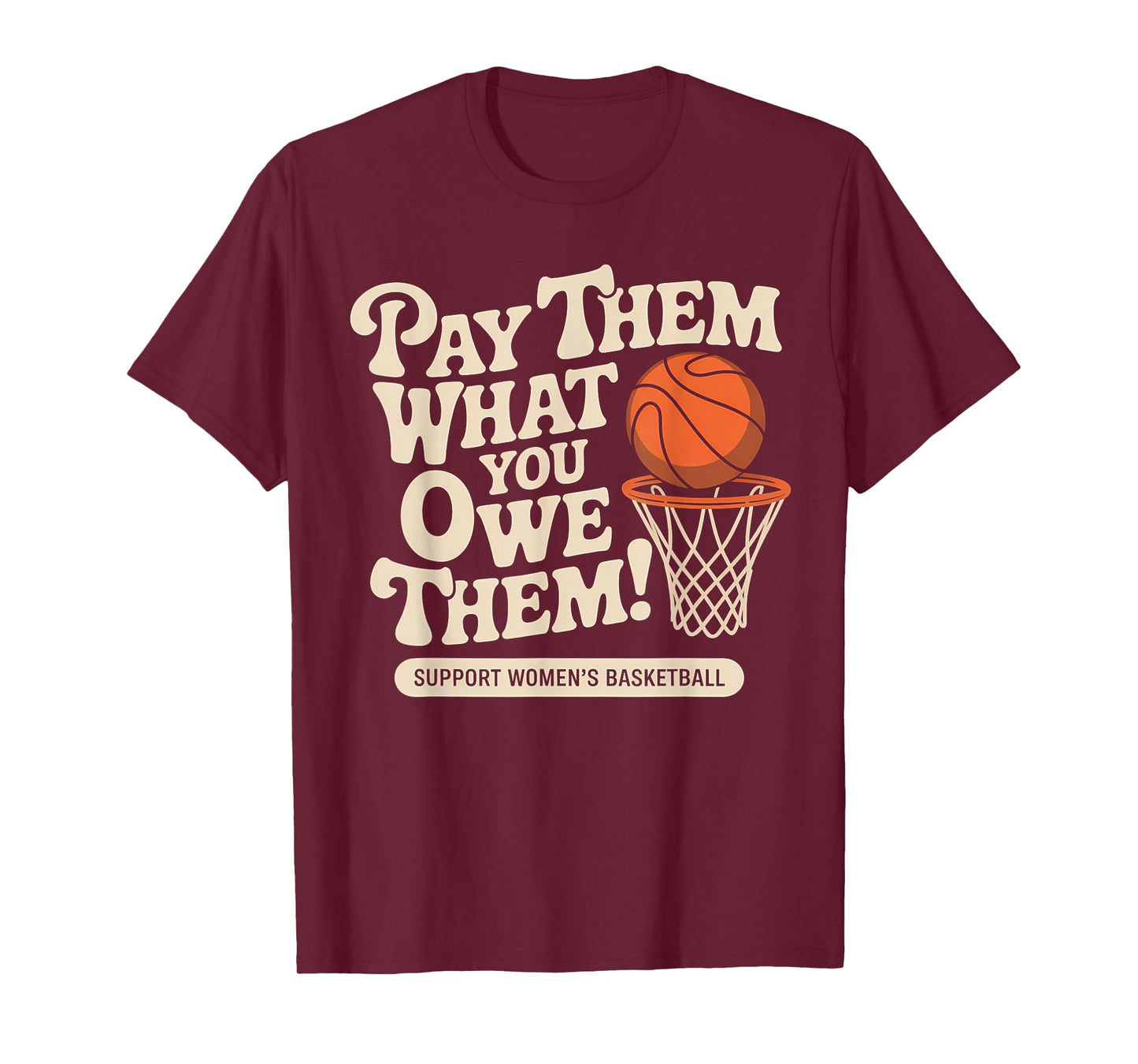 Pay Them What You Owe Them Basketball Support T-Shirt