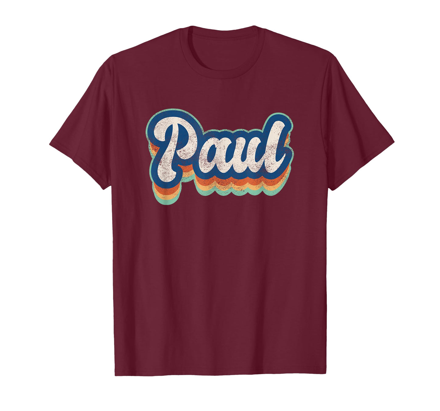 Paul First Name Boy Vintage Style 70s 80s Personalized T-Shirt