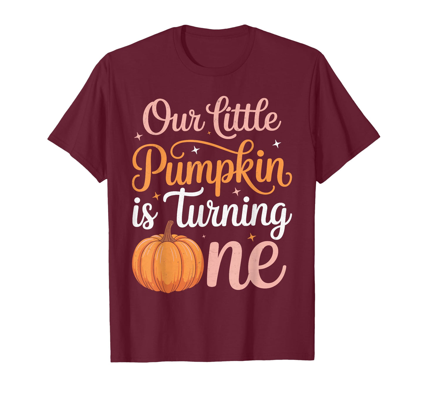 Our Little Pumpkin is Turning one Pumpkin First Birthday T-Shirt
