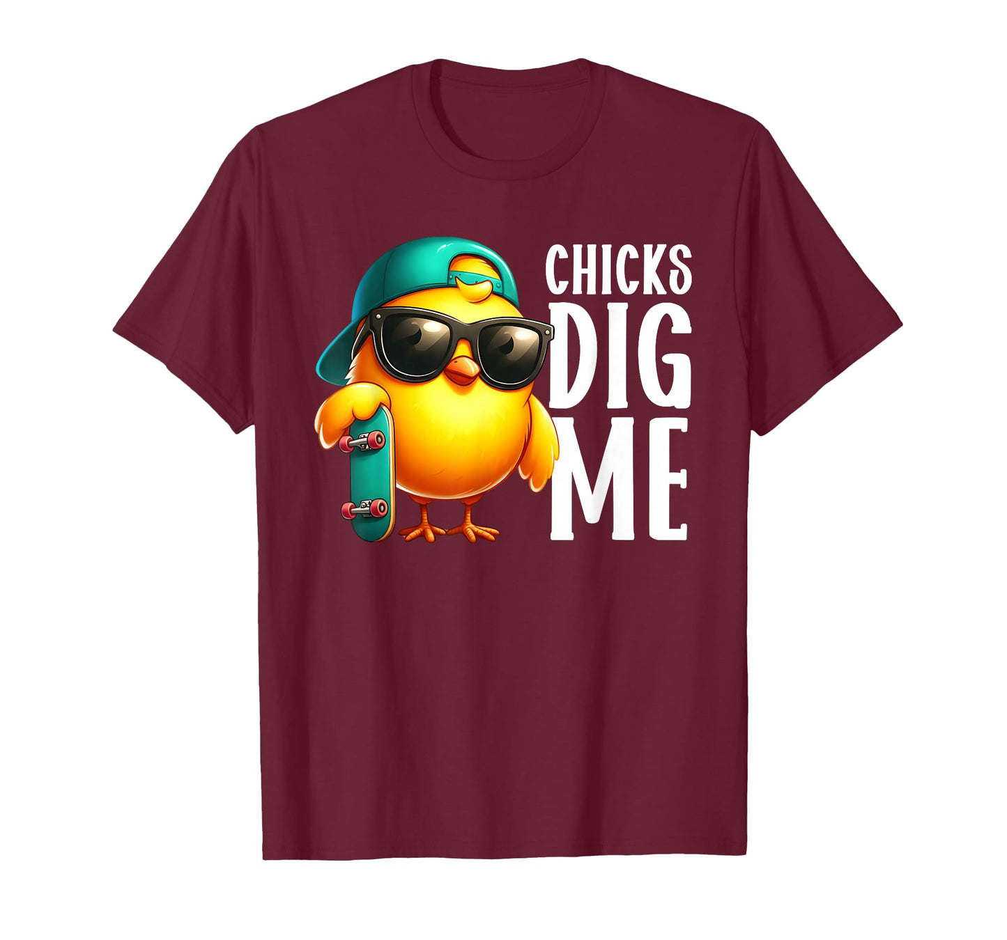 Chicks Dig Me Easter Toddler Boys Men Happy Easter Funny T-Shirt