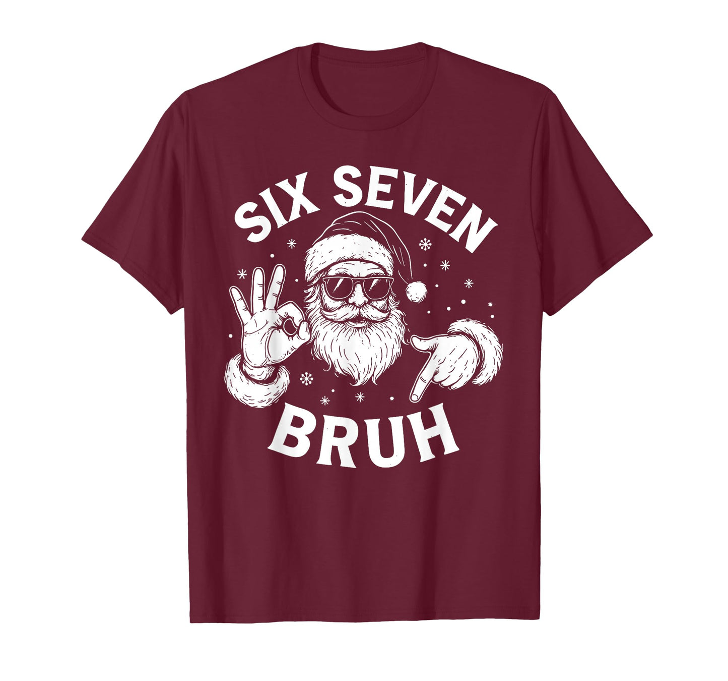 Six Seven 67 Christmas 6 7 Bruh Boys Kids 6-7 Meme Youth T-Shirt