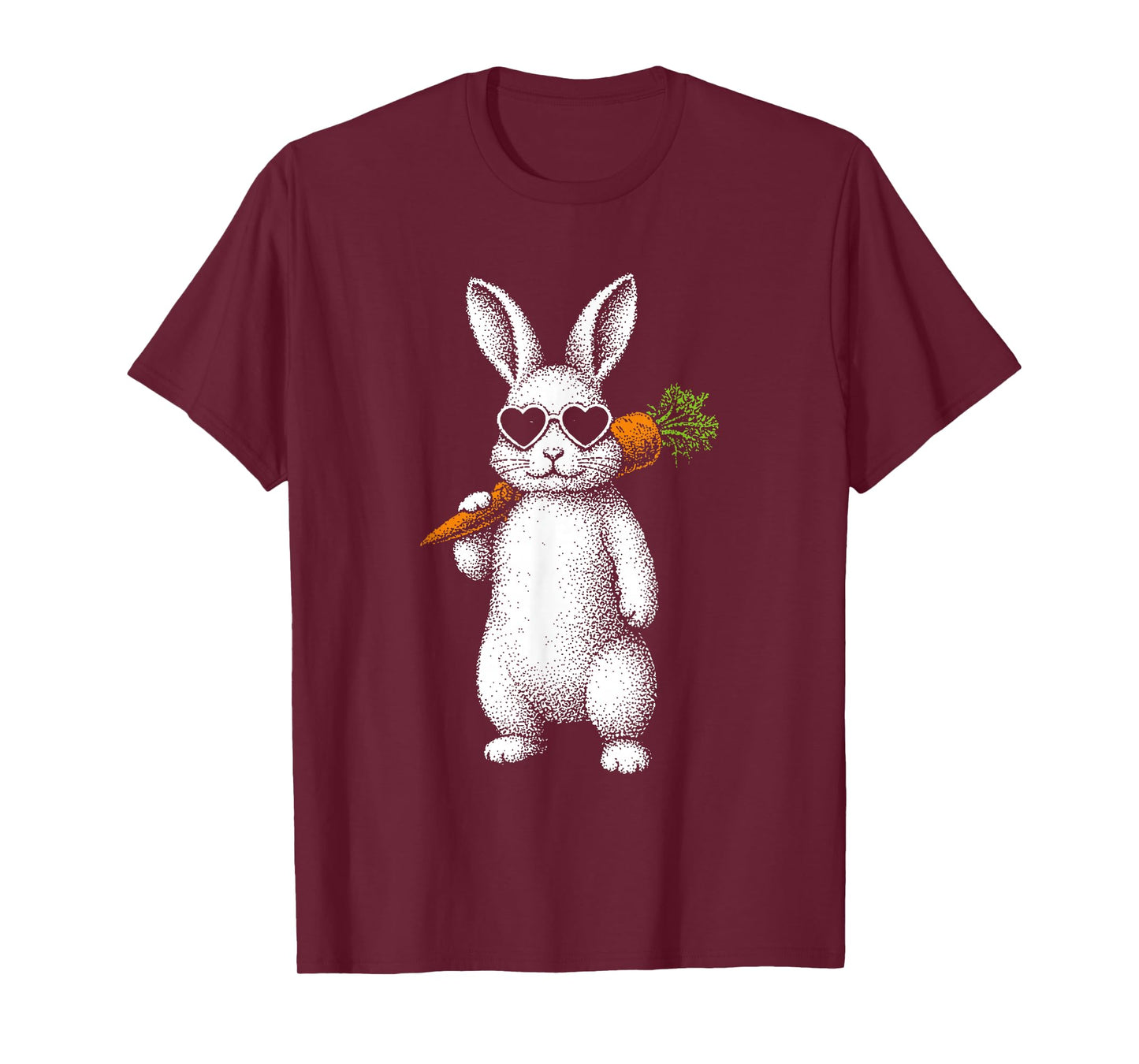 Bunny Face with Sunglasses Easter Day for Boys Men Kids T-Shirt