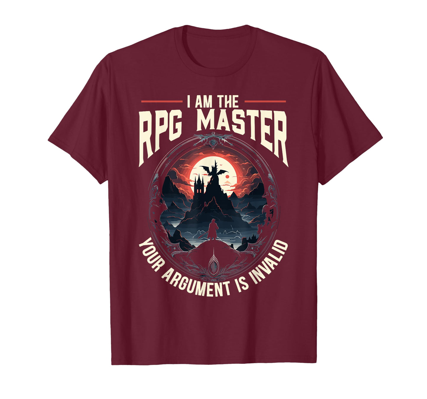 RPG Master D20 Gaming Tabletop Games Funny RPG Gamer T-Shirt