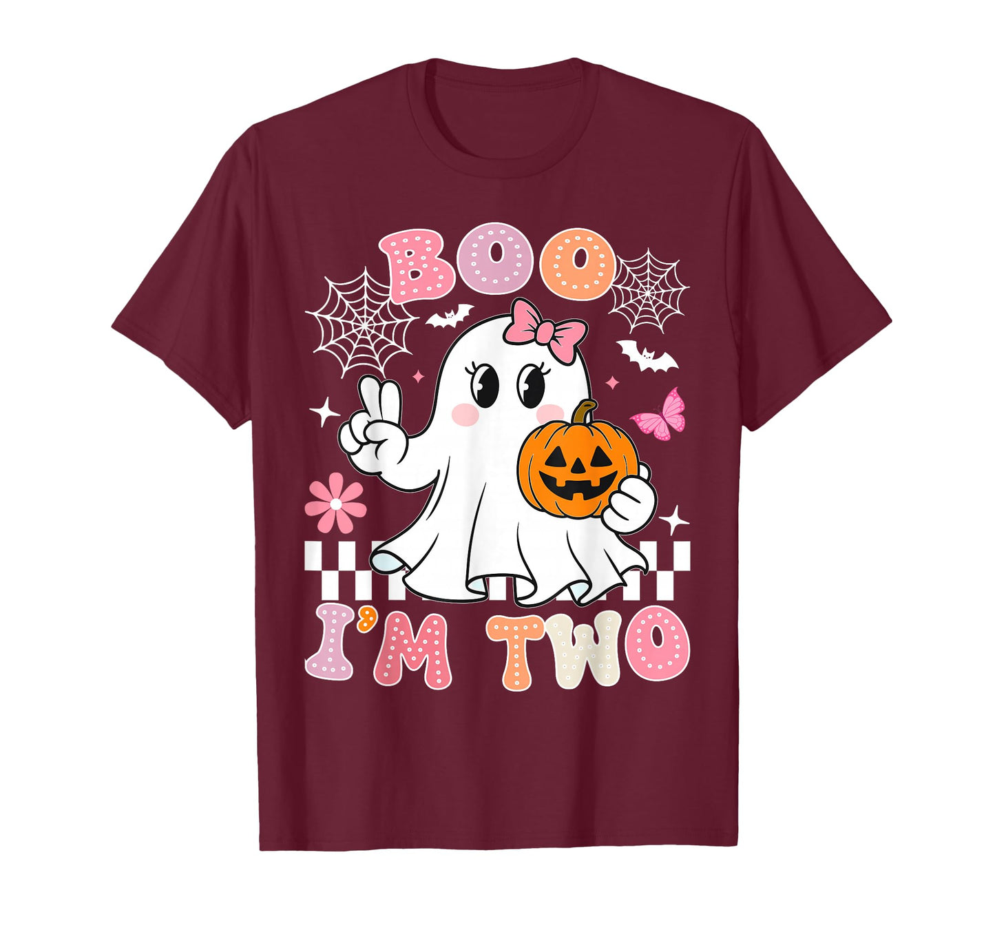 Halloween Birthday Boo im Two Groovy Birthday Outfit T-Shirt