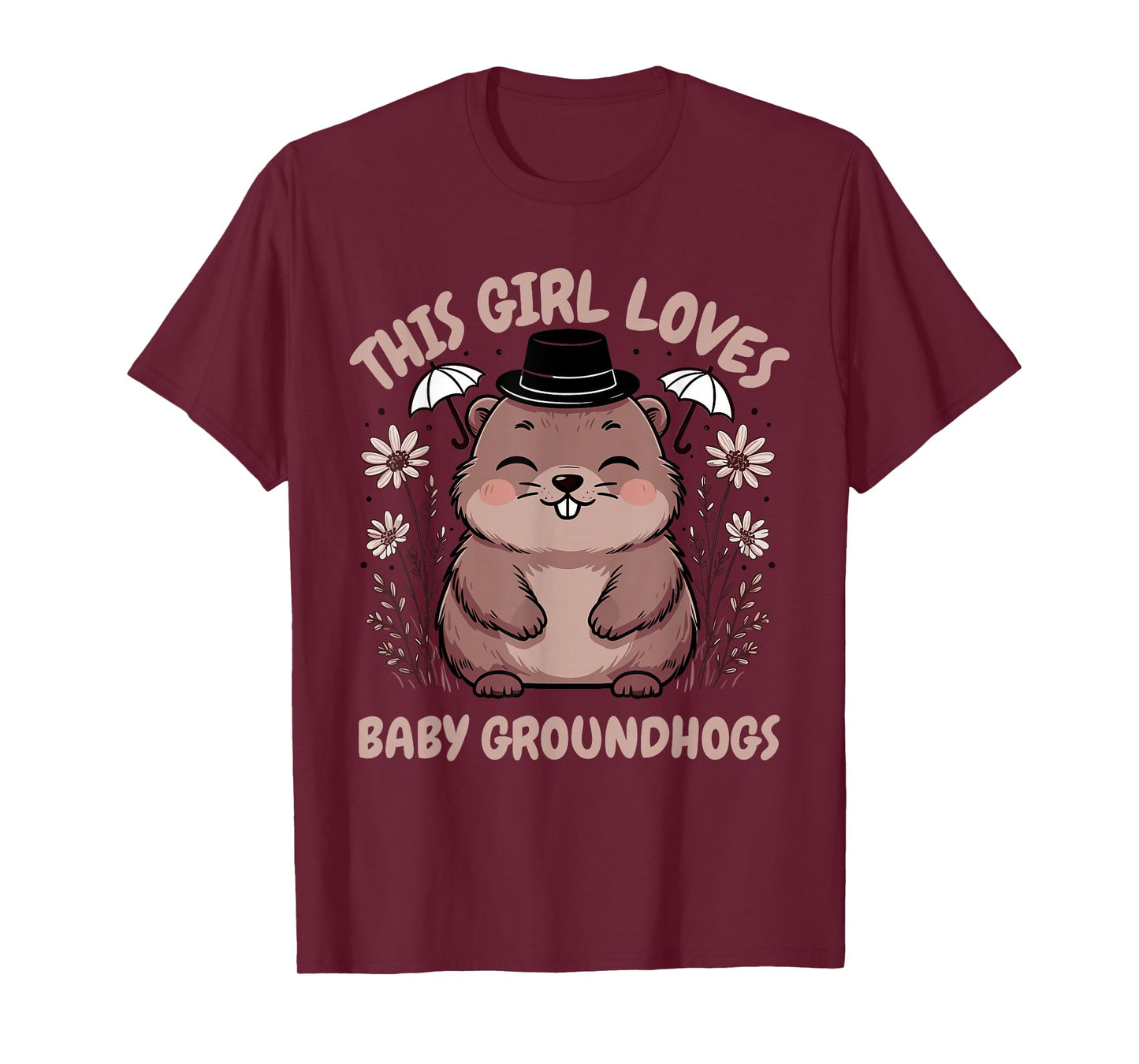 Punxy Phil's Baby Groundhog Day Costume February 2nd Girls T-Shirt
