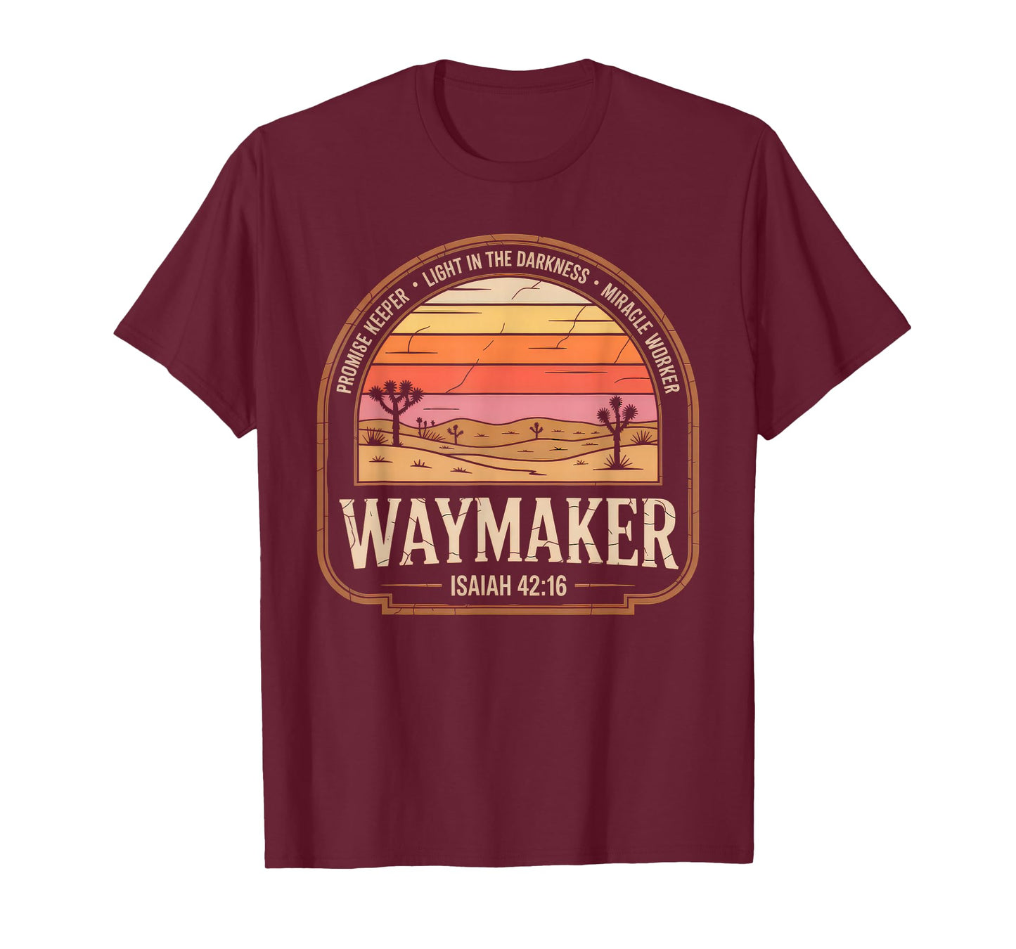 Waymaker Tshirt Promise Keeper Miracle Worker God Christian T-Shirt