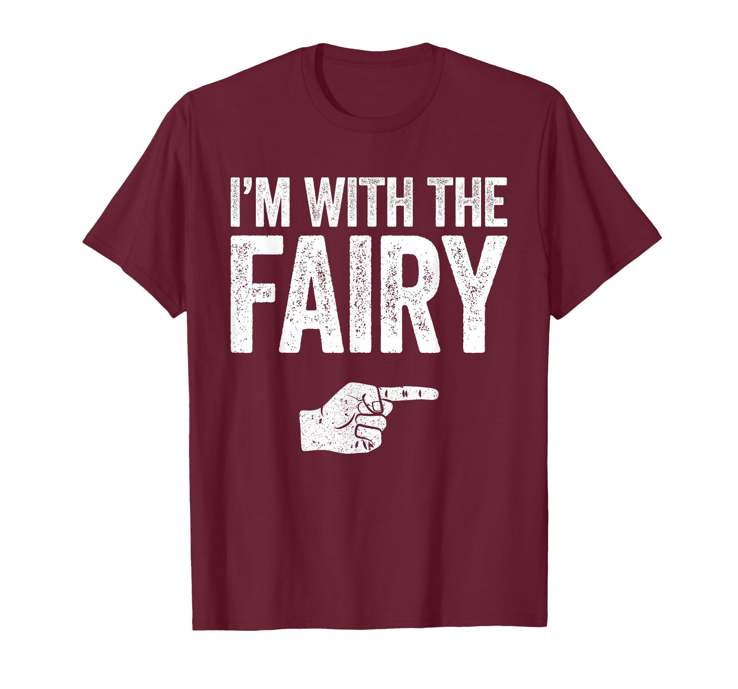 I'm with The Fairy Shirt Adult Kids Men Women Fairy Costume T-Shirt