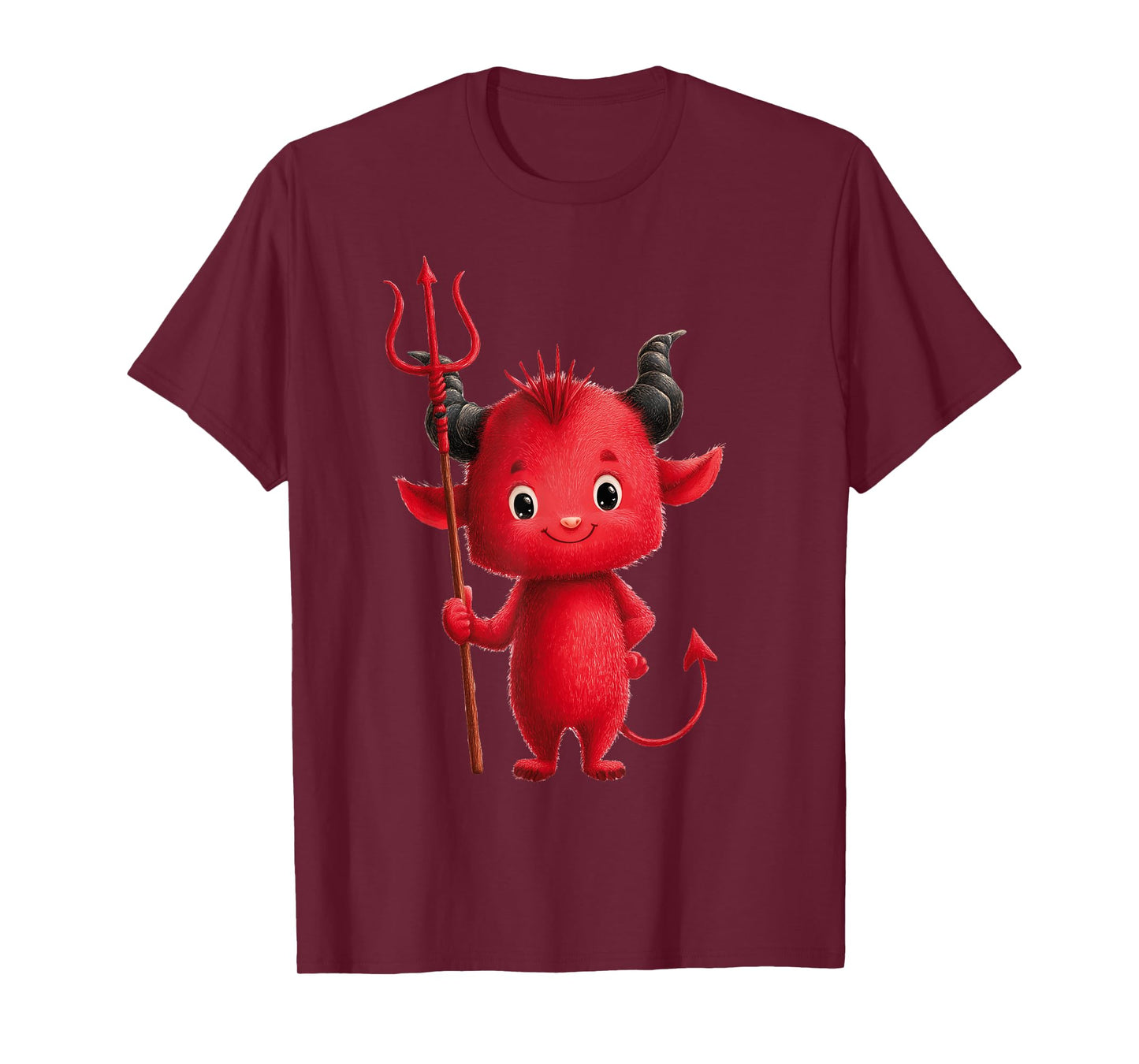 Cute Devil Halloween Funny Graphic T-Shirt