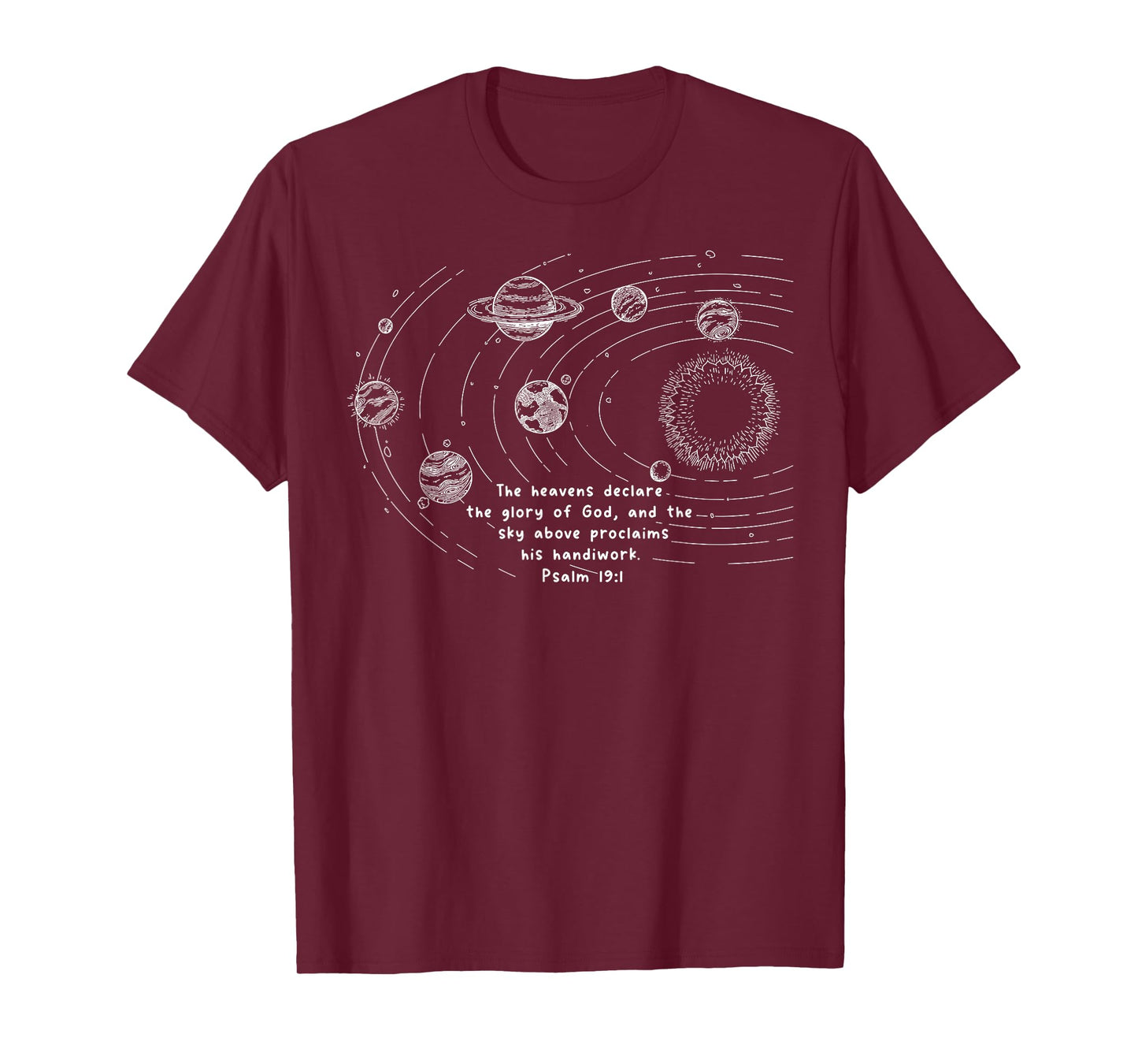 The Heavens Declare The Glory of God and The Sky Above T-Shirt