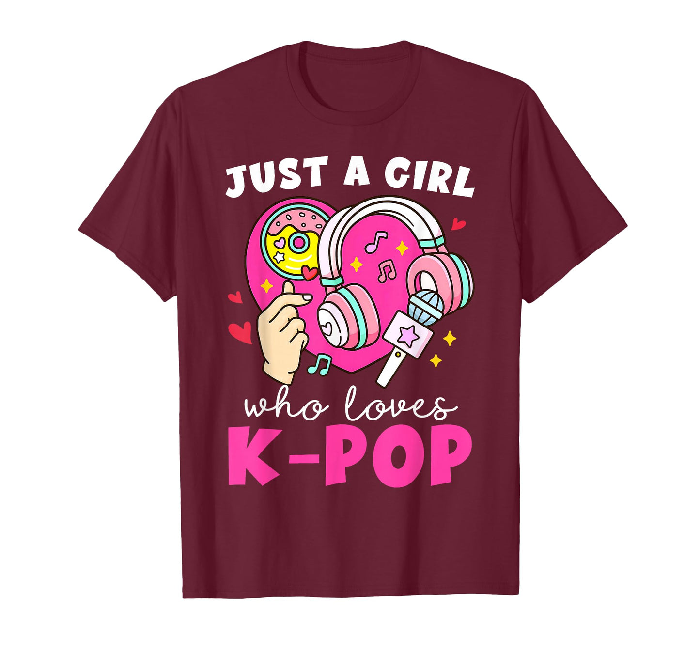 Kpop Just A Girl Who Loves K-Pop Korean Pop Music Lovers T-Shirt