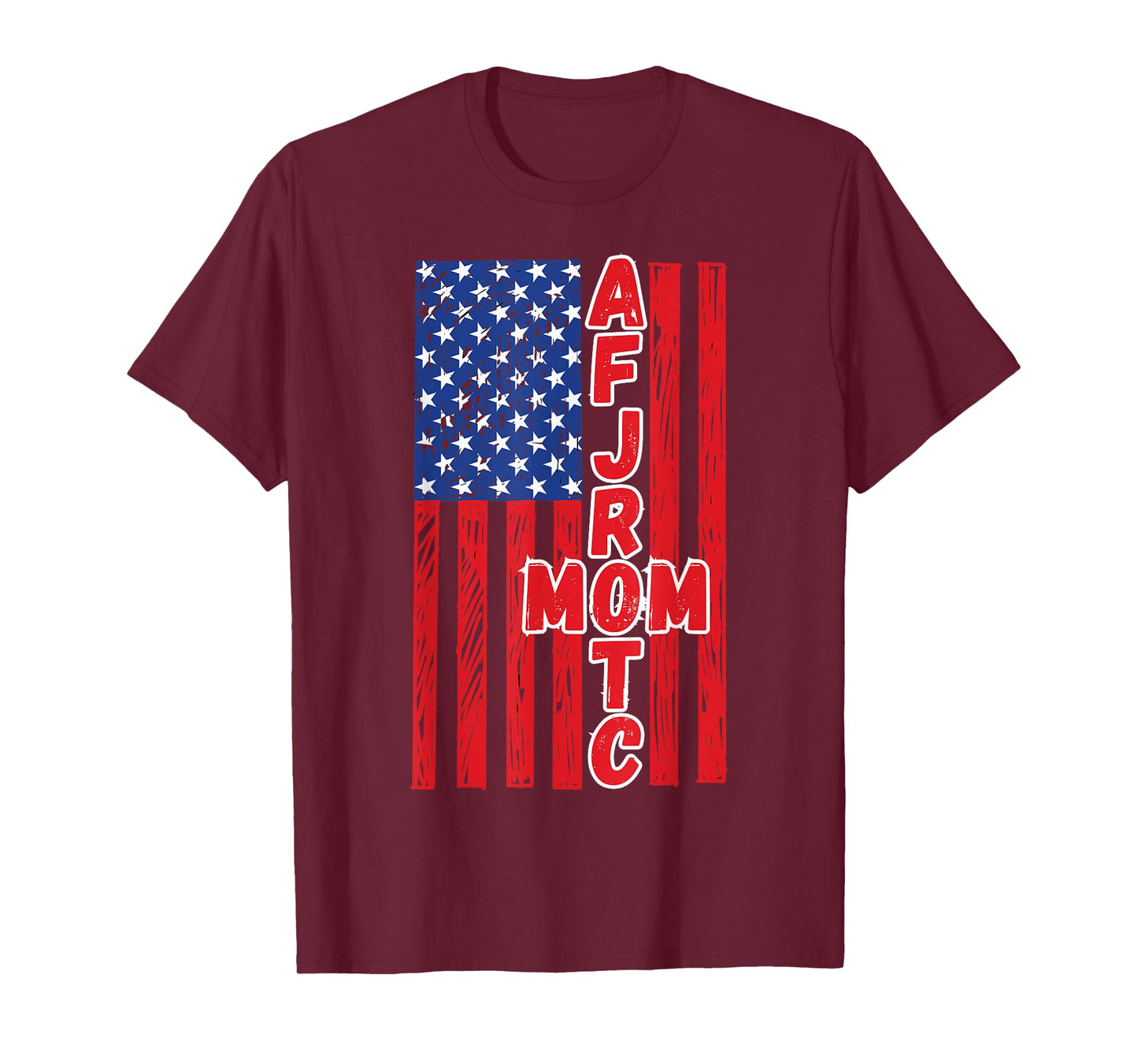 AFJROTC Mom American Flag Military Junior ROTC Cadet Mother T-Shirt