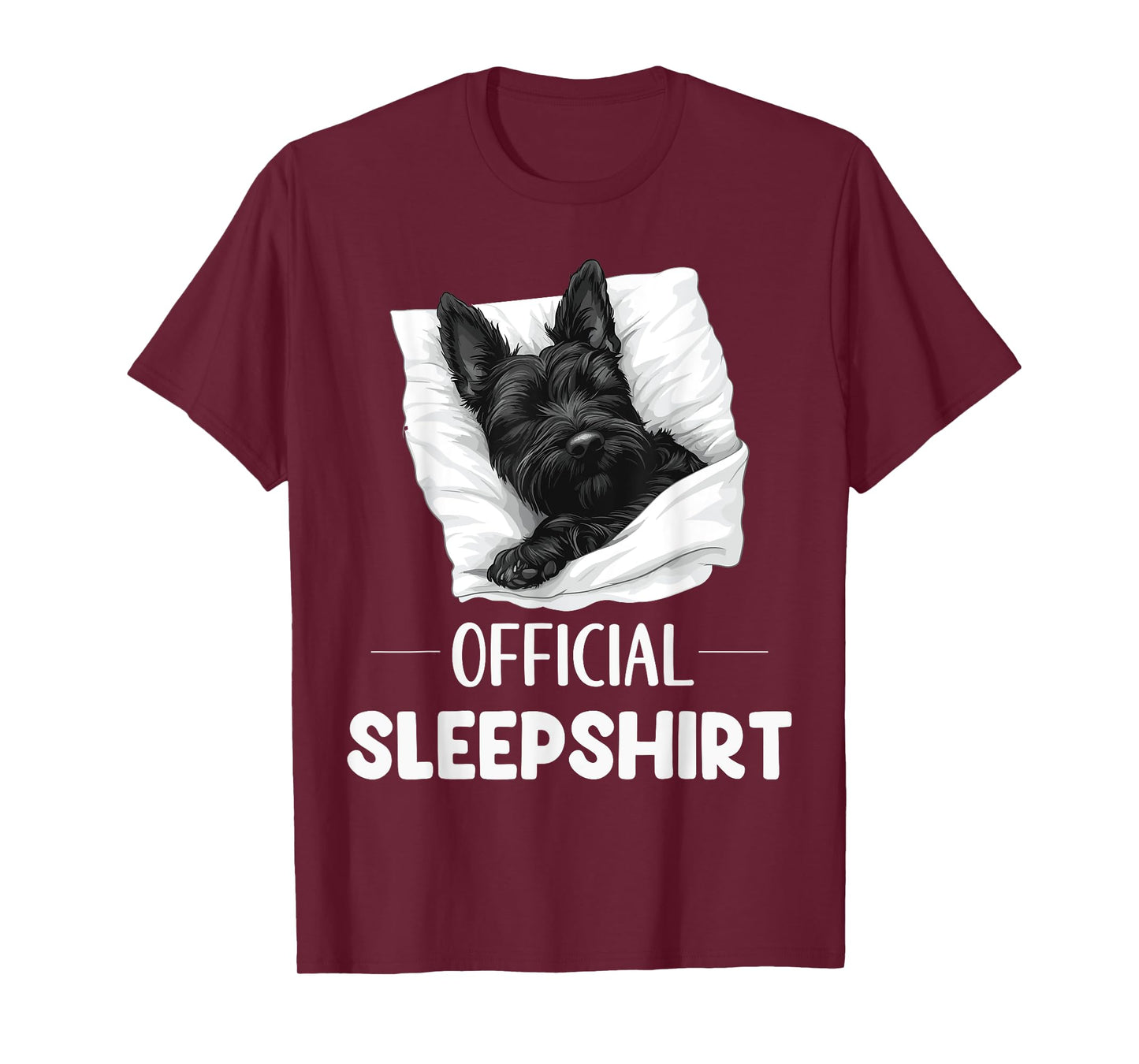 Official Scottish Terrier Sleepshirt Dog Lover Sleepwear Men Women Girls Kids T-Shirt