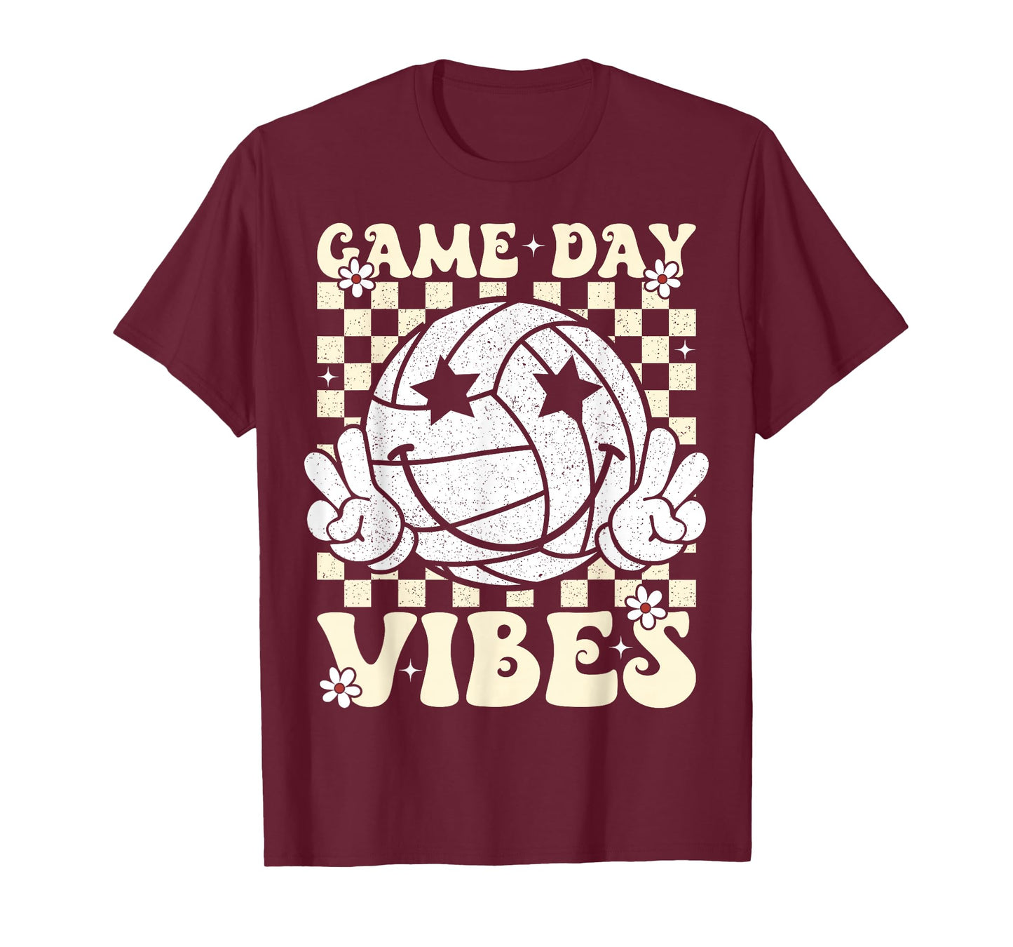 Retro Volleyball Game Day Vibes Volleyball Girl Women T-Shirt