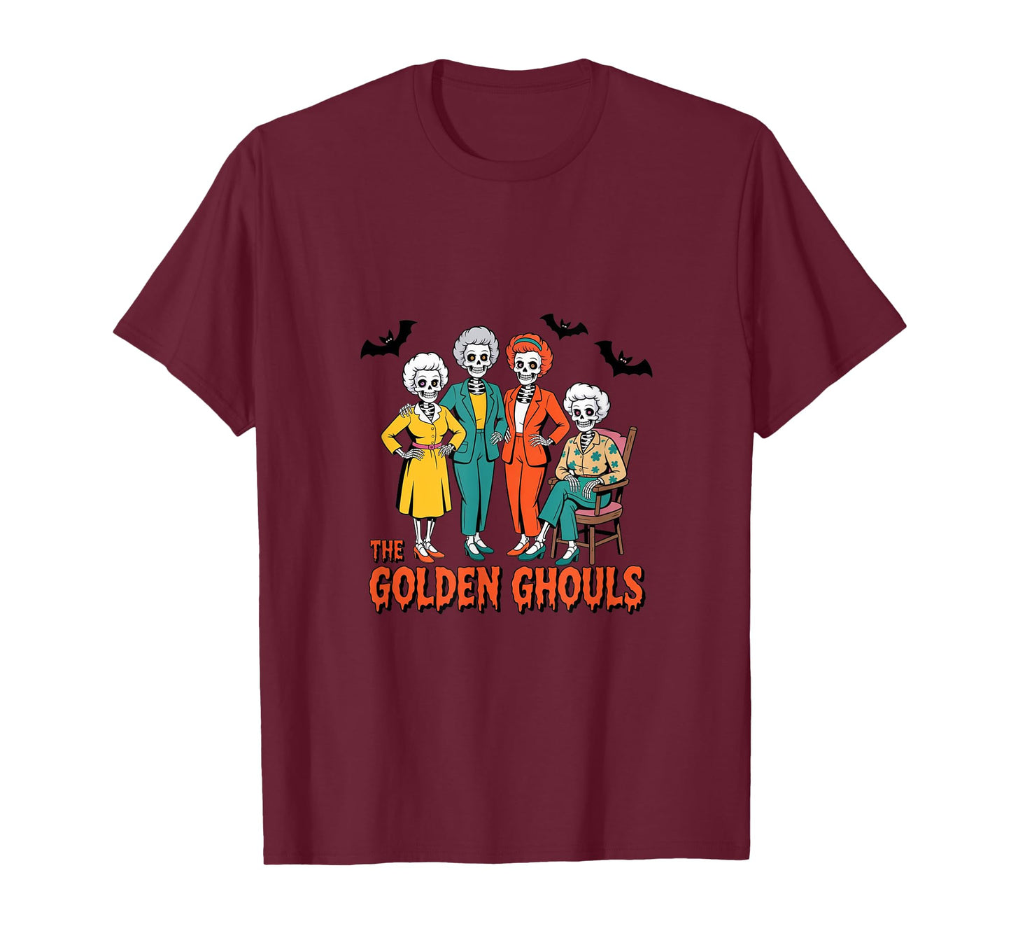The Golden Ghouls Funny Halloween Parody T-Shirt