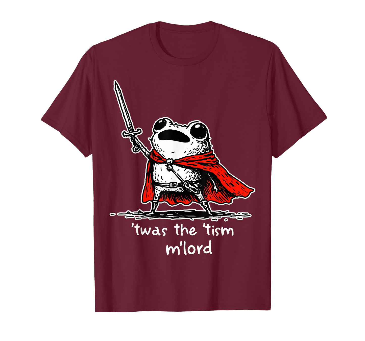 Vintage Frogs Meme TWAS The Tism M Lord Frog Witch Funny T-Shirt