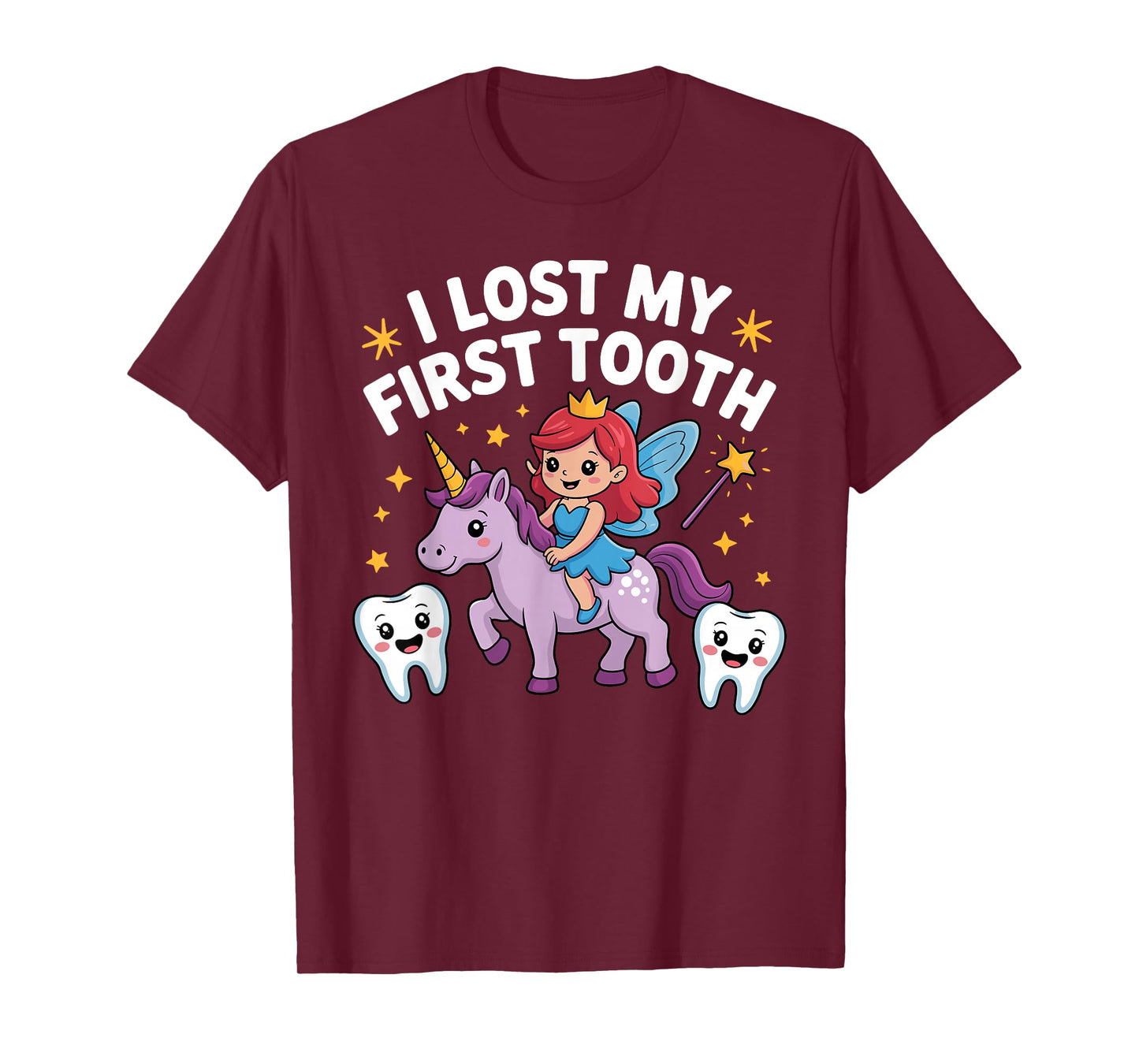 First Lost Tooth Design for Kids Boys Girls Lost First Tooth T-Shirt