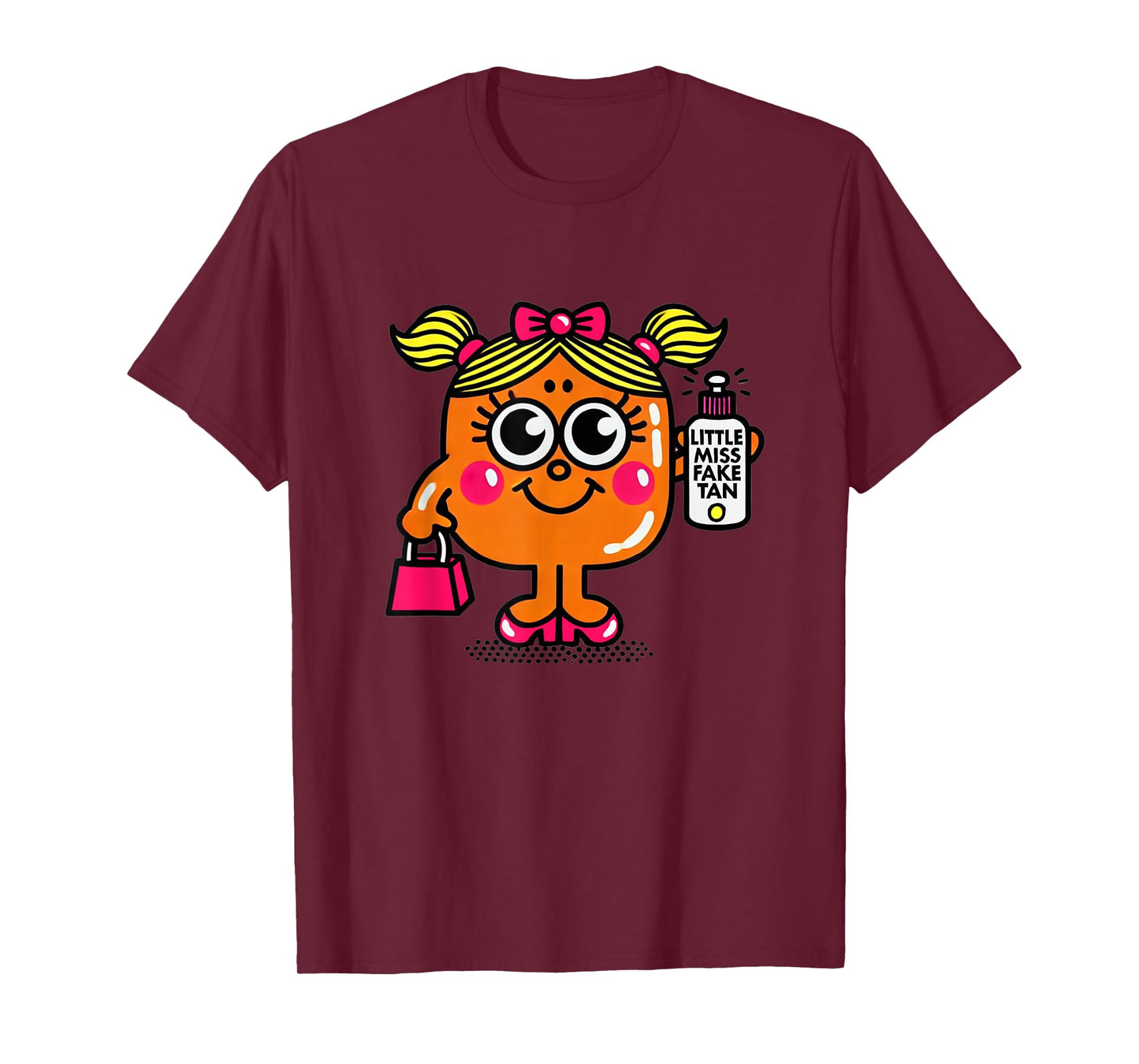 Little Miss Fake Tan Funny Beauty Self-Tanning Humor T-Shirt