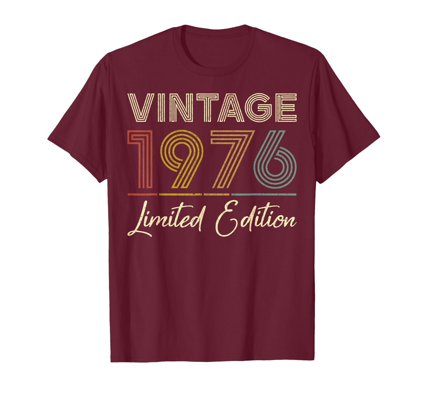Vintage 1976 Limited Edition 50-Year-Old Gifts 50th Birthday T-Shirt