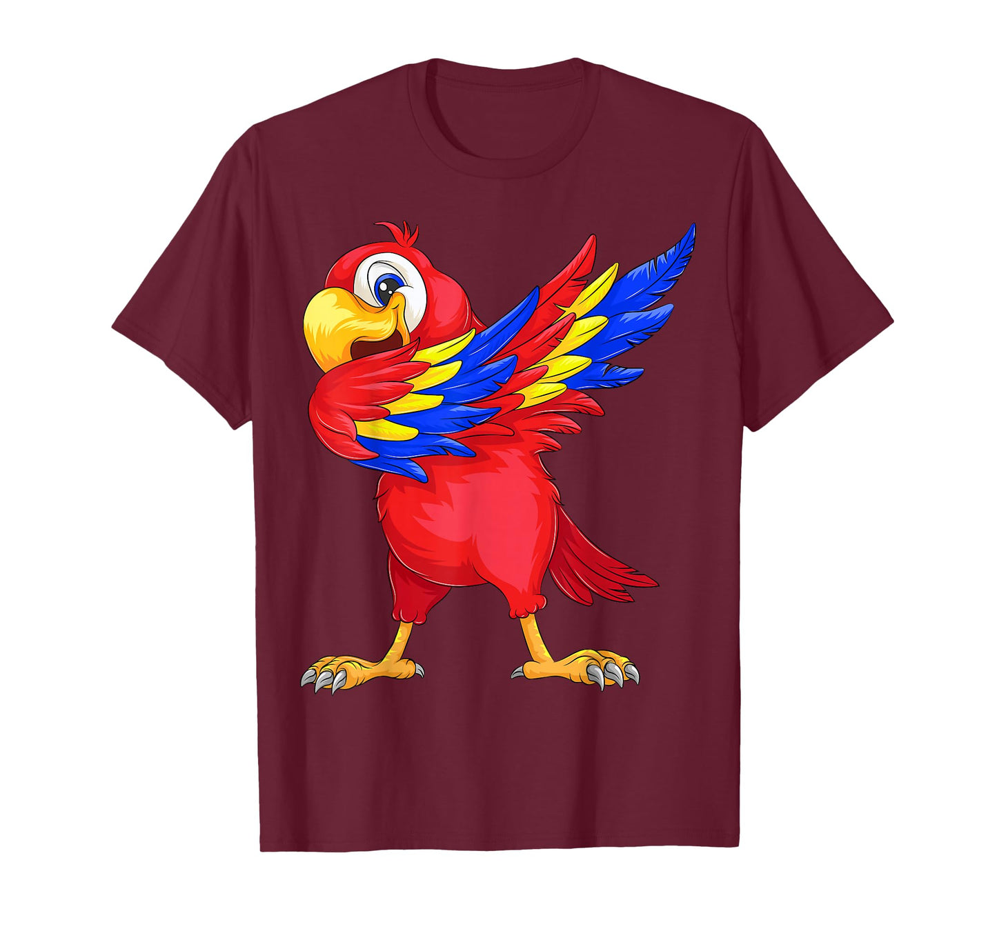 Cool Parrot Art for Women Girls Men Tropical Parrot Lover T-Shirt