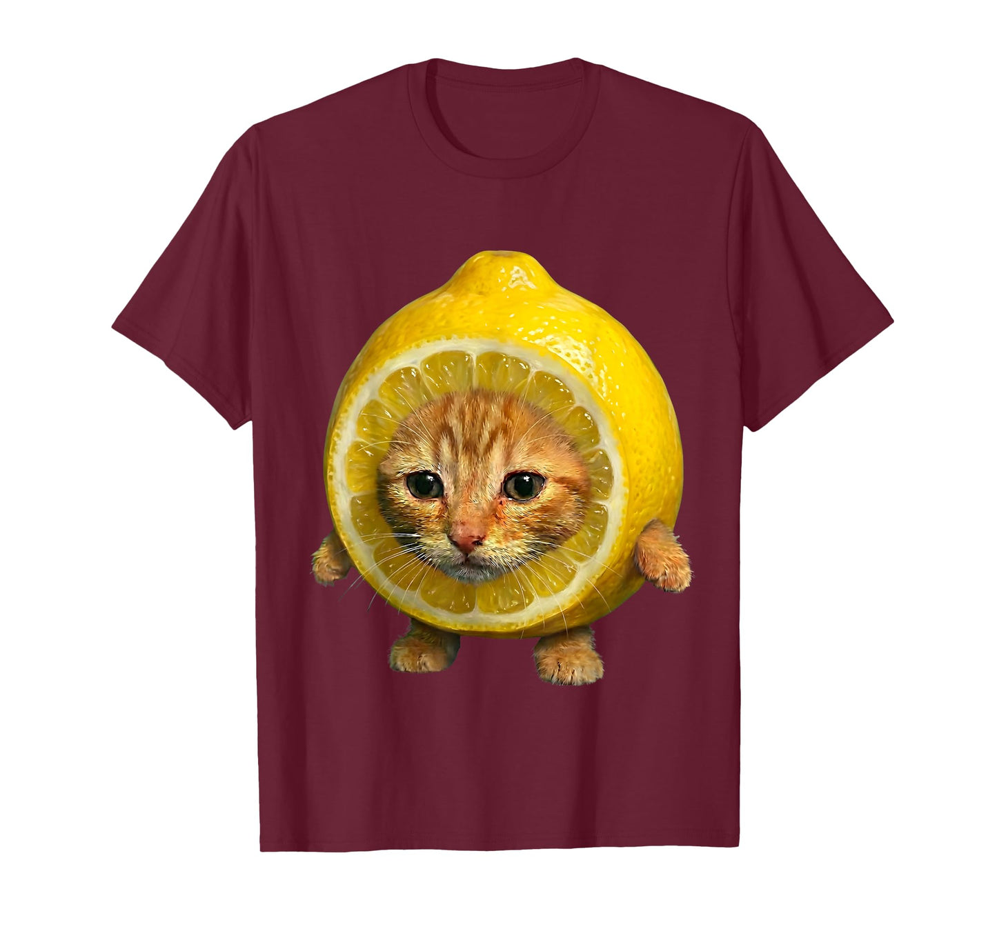 Cute Lemon Cat Happy lemoncat Meme Kitty Cat Lovers Meme Tee T-Shirt