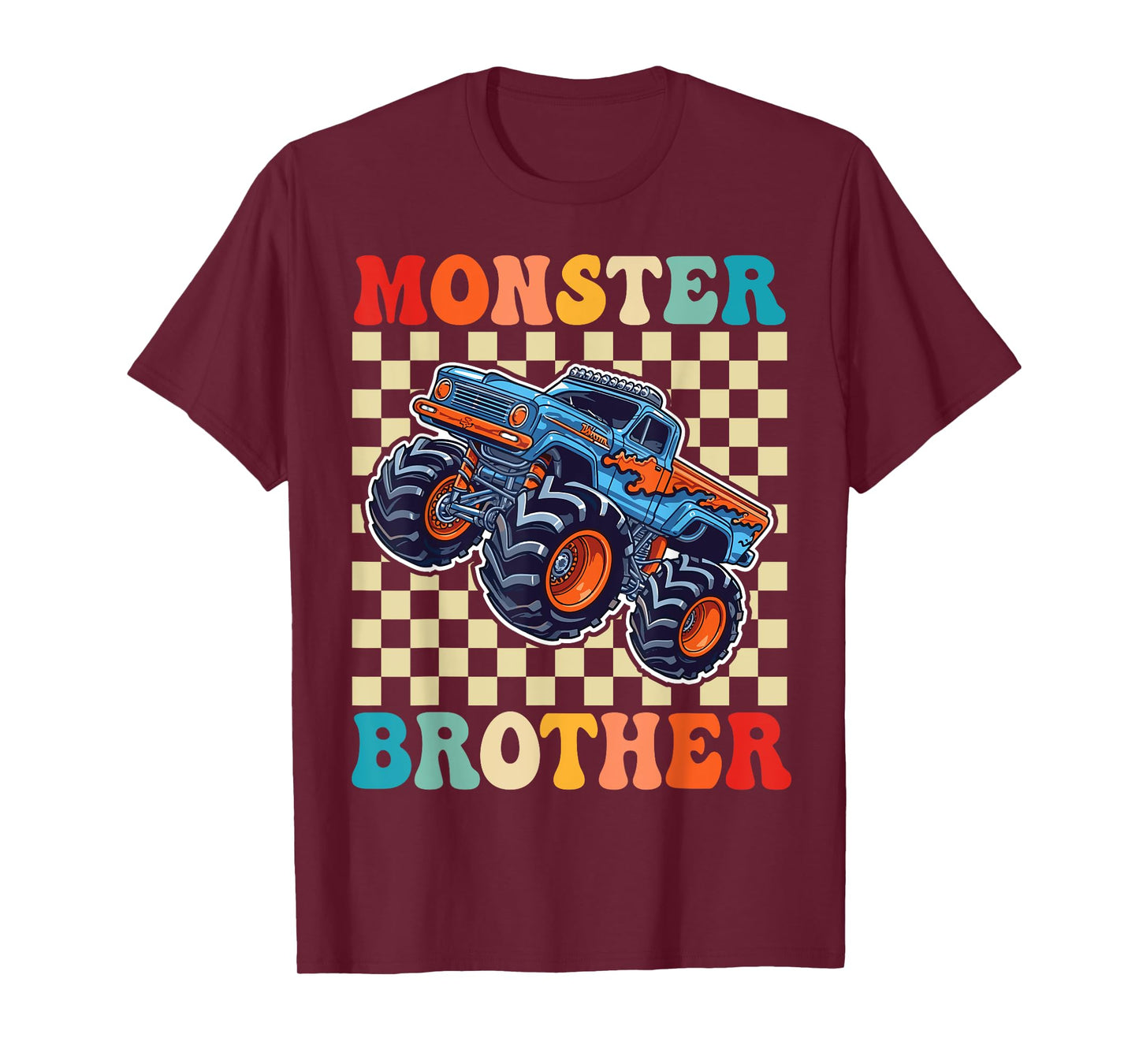 Monster Truck Brother Family Matching Monster Truck Lovers T-Shirt