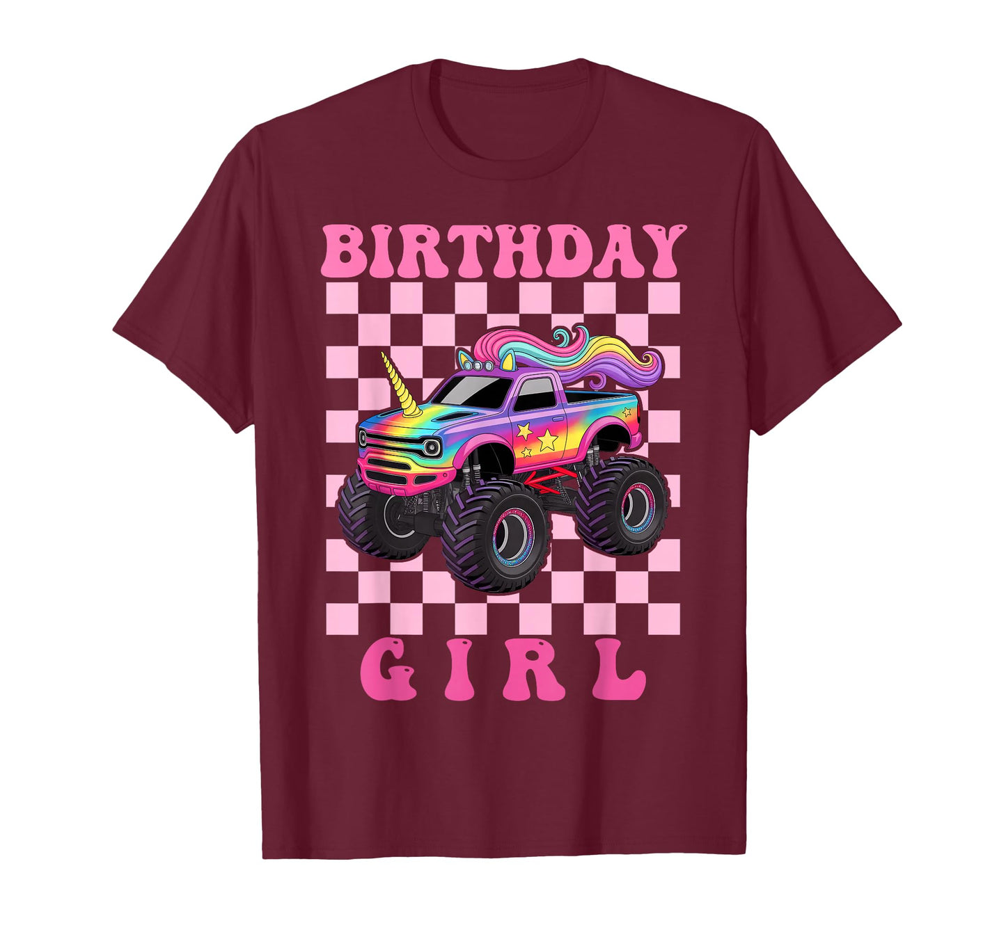 Monster Truck Birthday Girl Monster Truck Lover T-Shirt