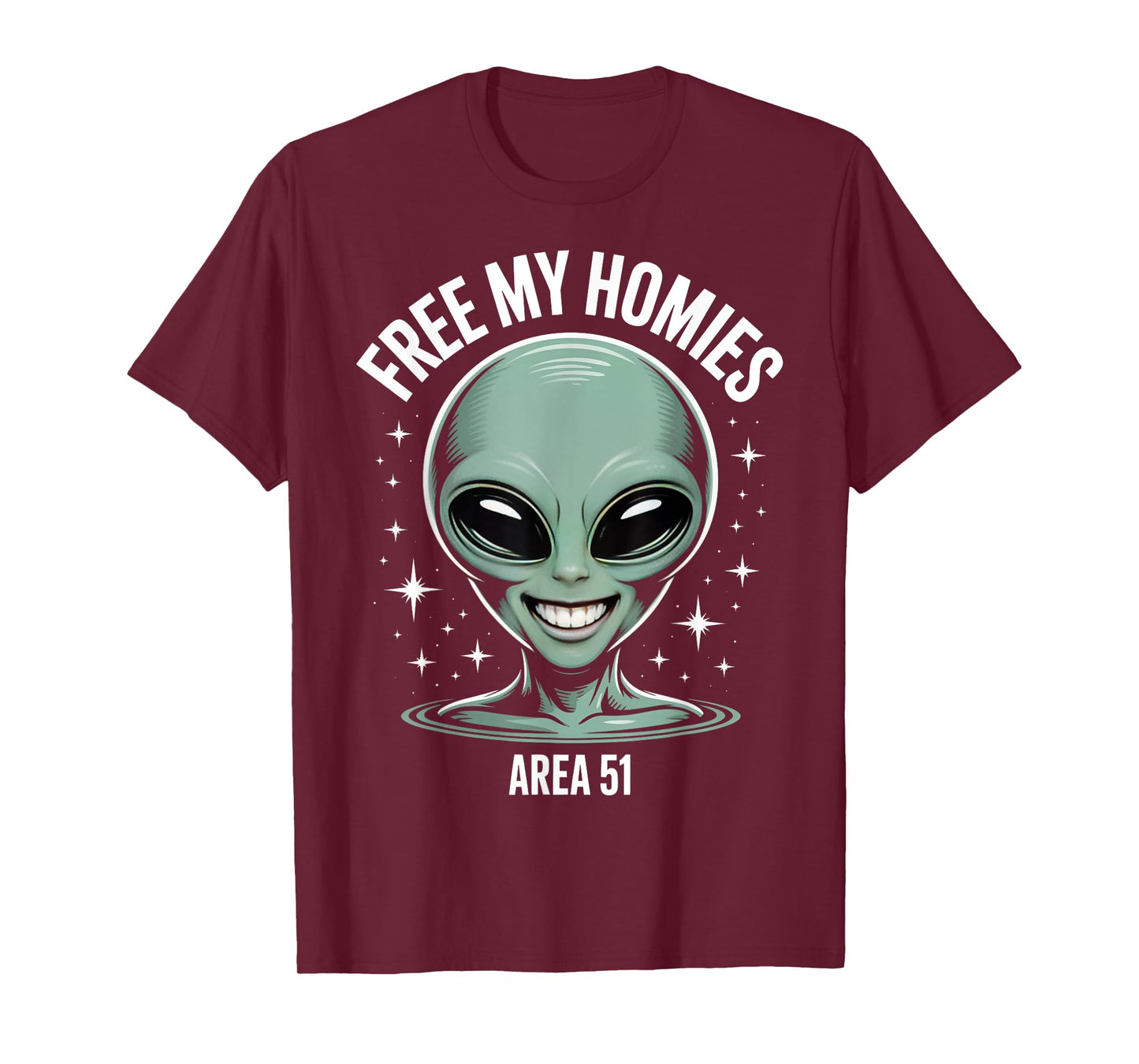 Alien Free My Homies Area 51 Funny UFO Boys Kids Men Women T-Shirt