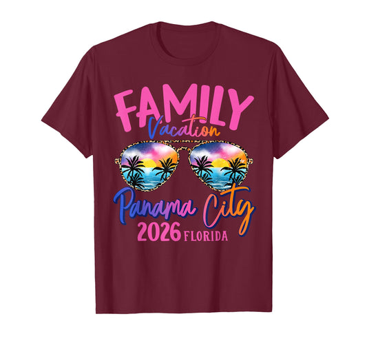 Panama City Florida Vacation 2026 Matching Family Group T-Shirt